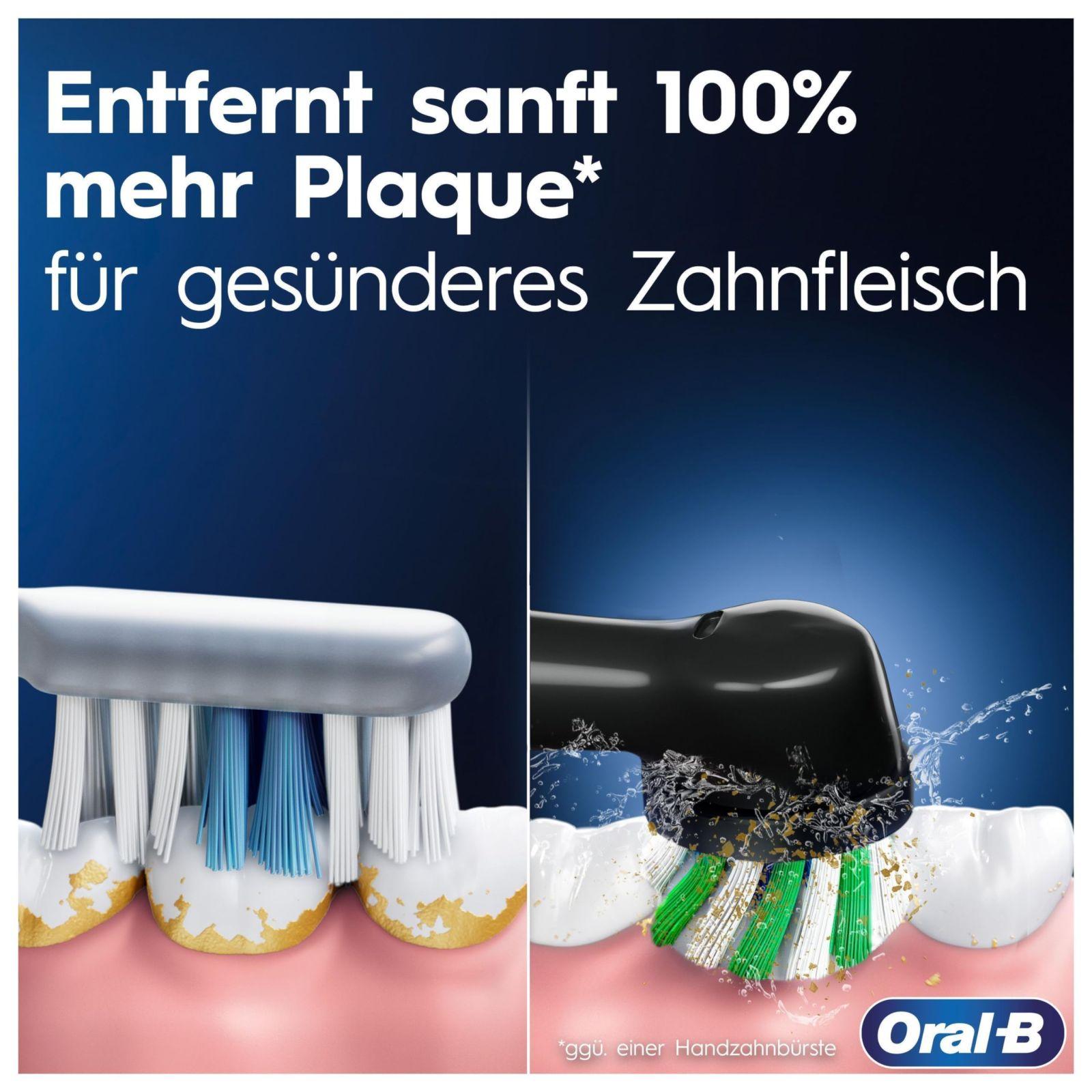 Oral-B PRO 3 3000 Elektriline Hambahari, 2 Sensitive Clean otsikut, 3 režiimi ja 360° rõhukontroll, sinine – detailne vaade