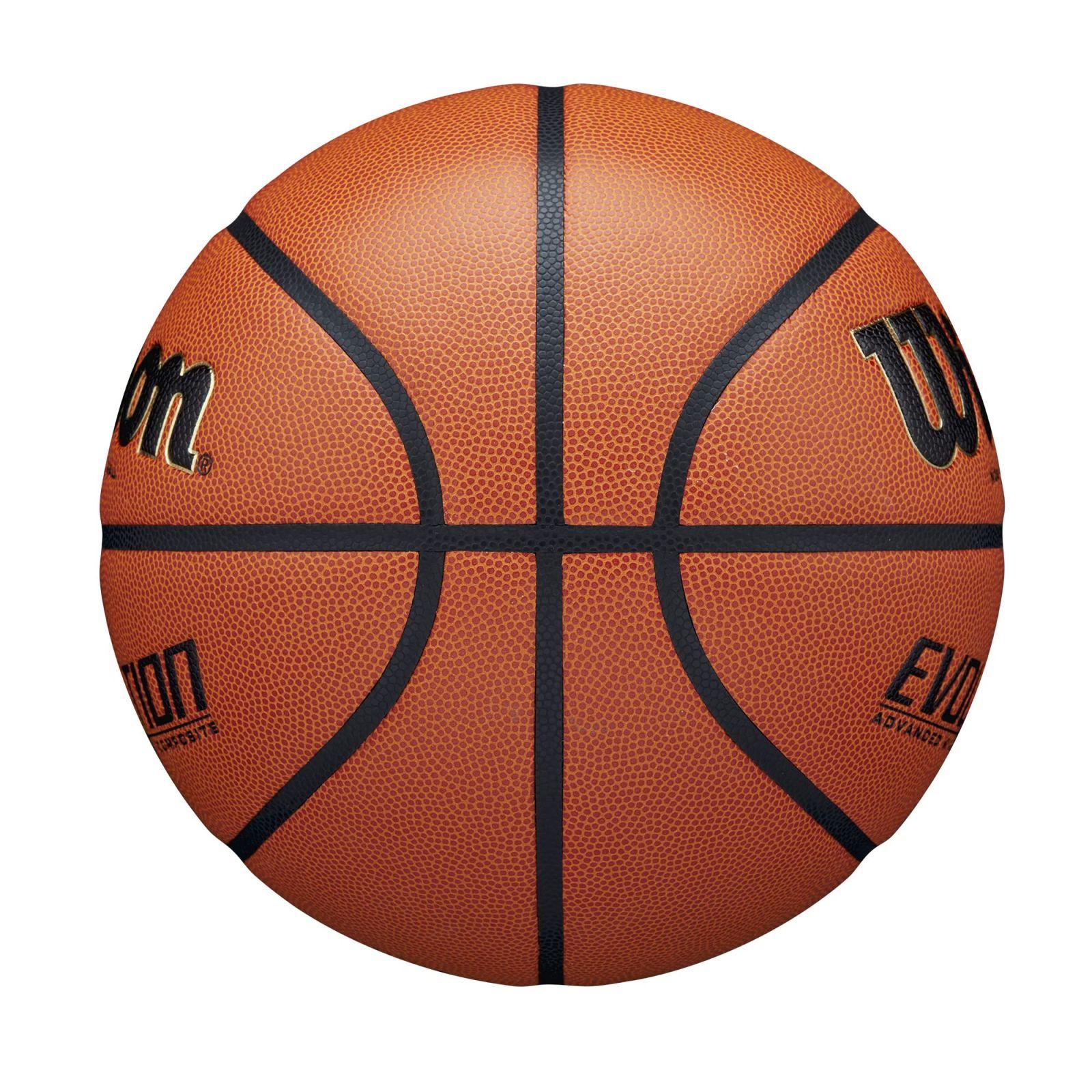 Wilson Unisex täiskasvanute Evolution BSKT EMEA korvpall, pruun, suurus 7 – pakend ja tarvikud