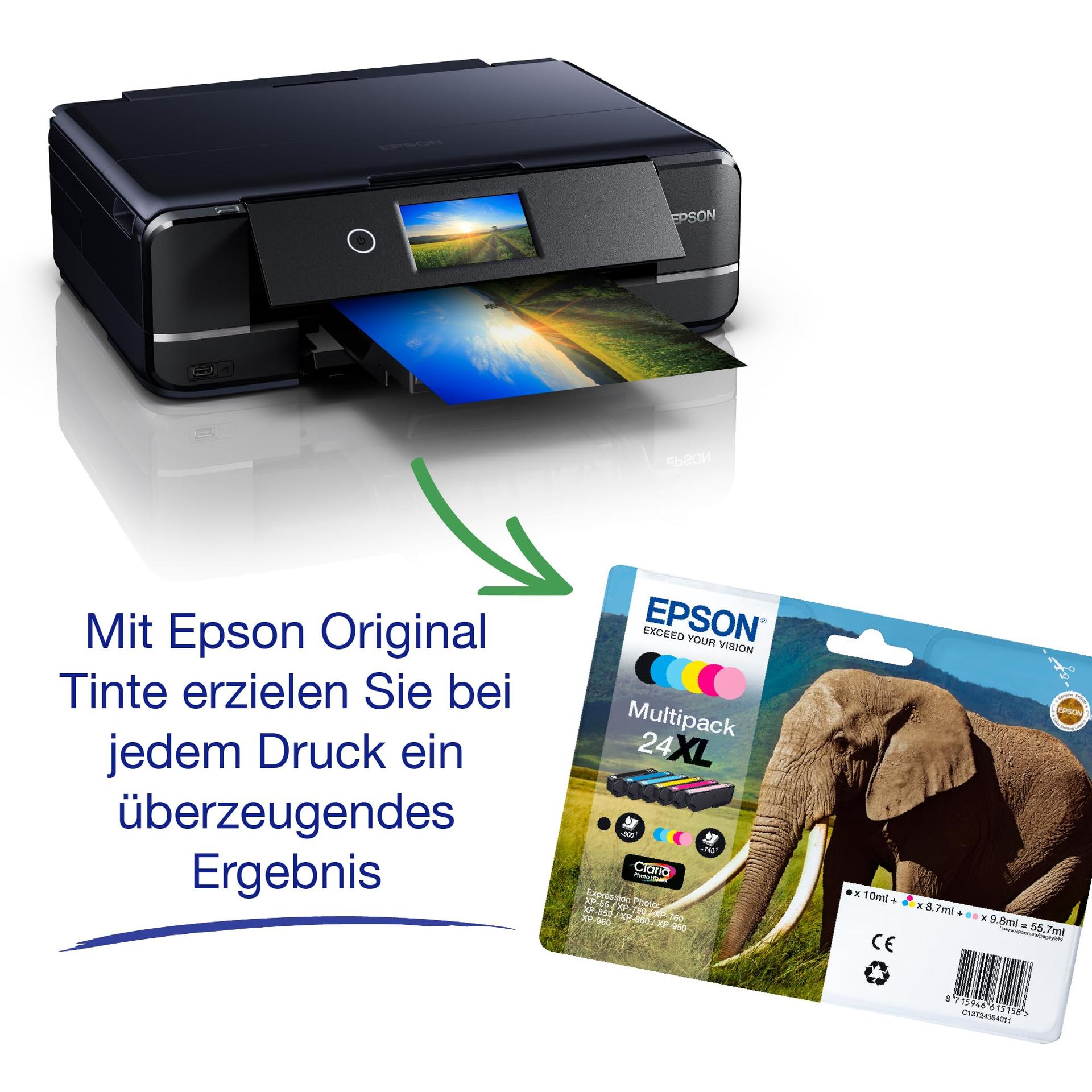 Epson Expression Photo XP-970 3-ühes tindiprinter (skanner, koopiamasin, WiFi, Ethernet, kahepoolne trükkimine, 10,9 cm puuteekraan, eraldi tindikassetid, 6 värvi, A3) must, 10 x 15 cm – pilt 7