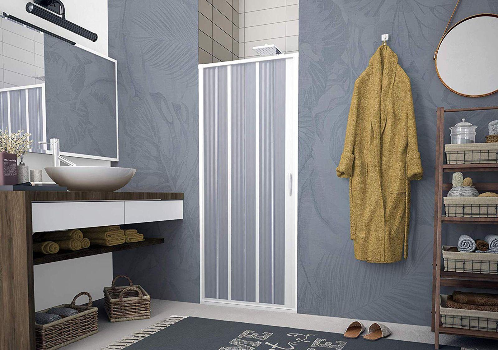 FORTE BXF121001 Dušisein Flex 100 x 185 cm PVC, Valge, 100-80 CM – detailne vaade