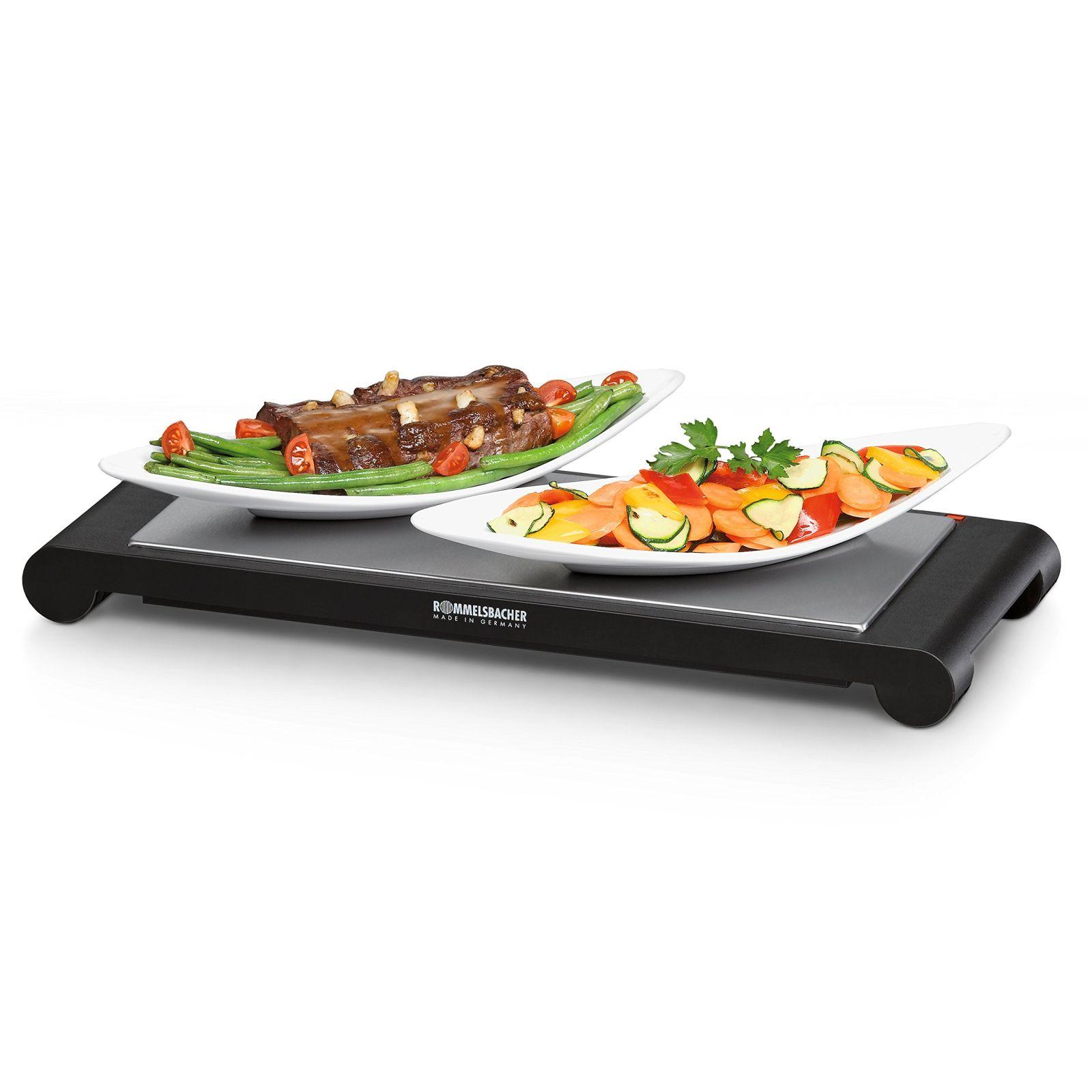 ROMMELSBACHER WPS 857 mobiilne soojendusalus (juhtmevaba kasutus, valmistatud Saksamaal, kuumeneb 8 minutiga kuni 120°C, hoiab soojust kuni 60 minutit, 850 W) roostevaba teras