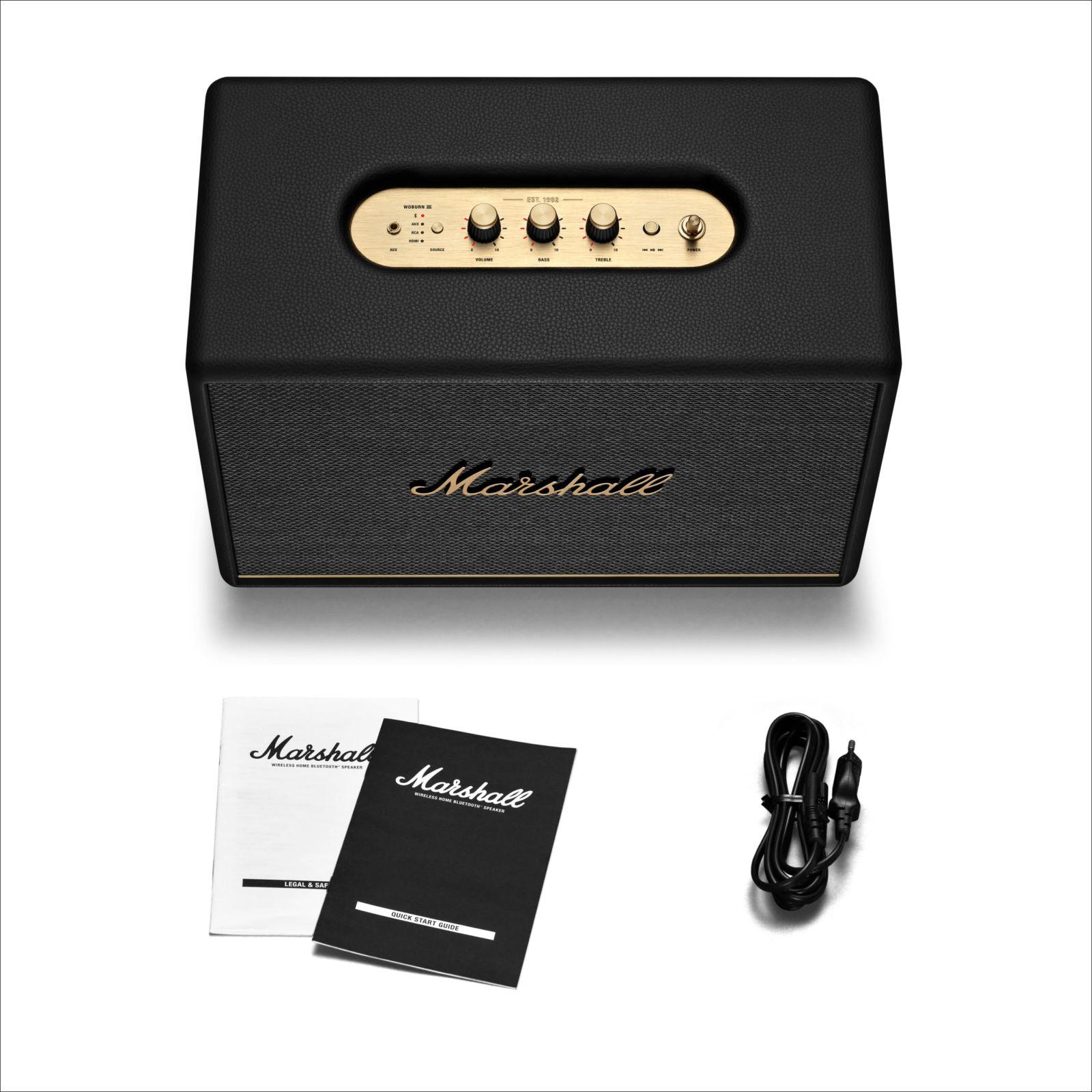 Marshall Woburn III Bluetooth-kõlar, Juhtmevaba – Must – pilt 6