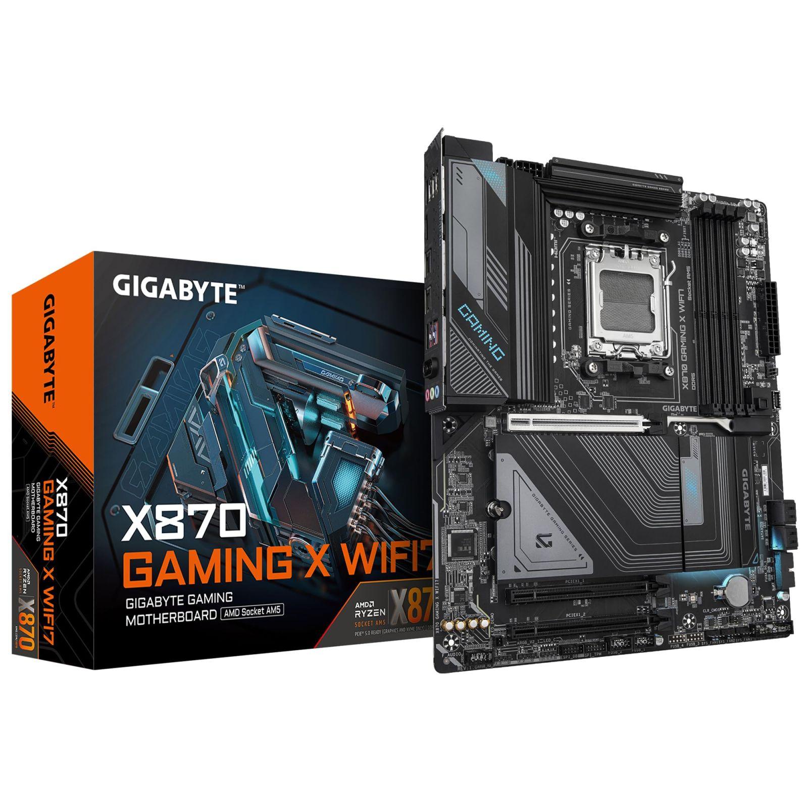 GIGABYTE X870 Gaming X WIFI7 emaplaat – Toetab AMD Ryzen 9000 protsessoreid