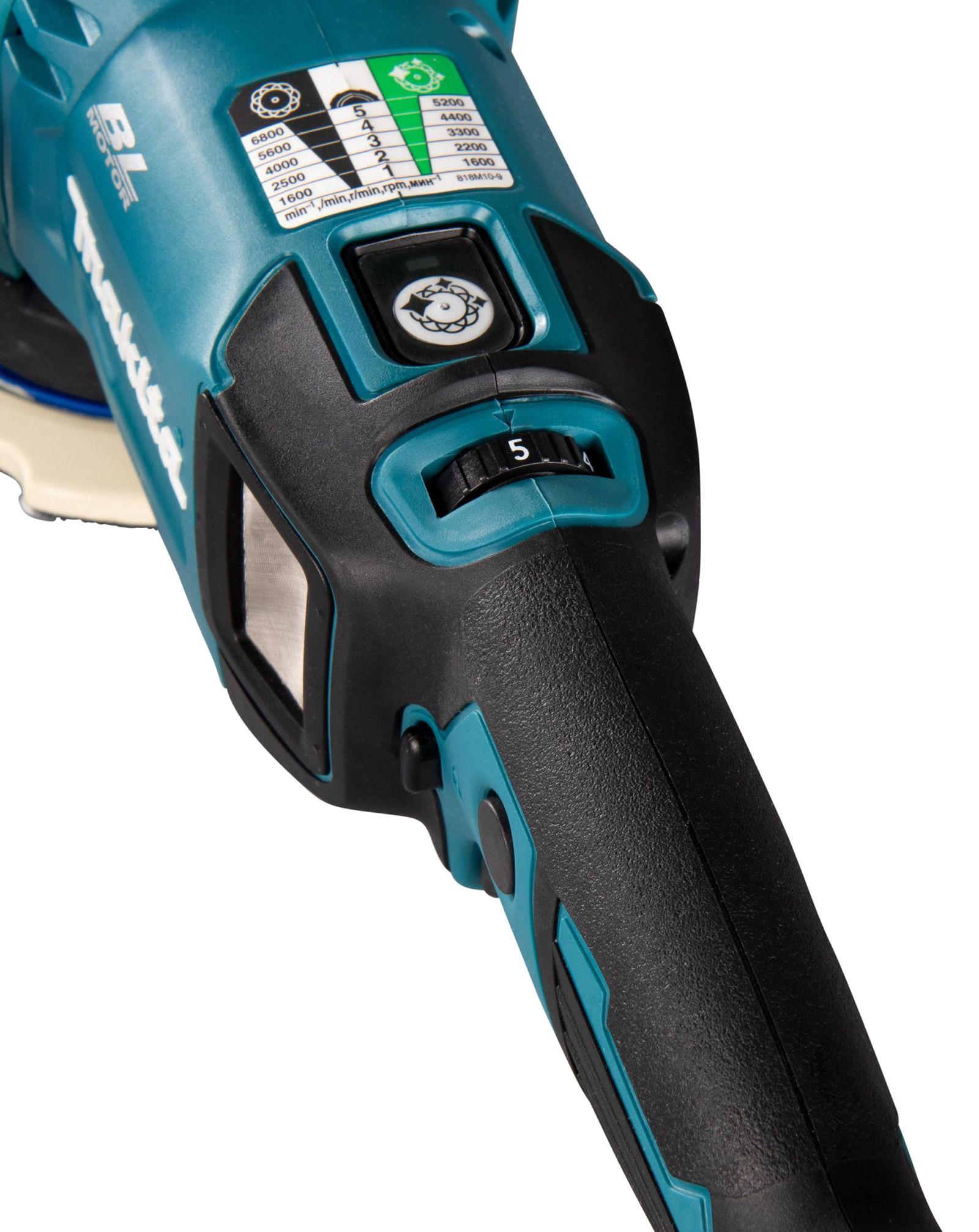 Makita DPO600Z akutoitega ekstsentriline poleermasin 18V (ilma akuta, ilma laadijata) – lisavaade