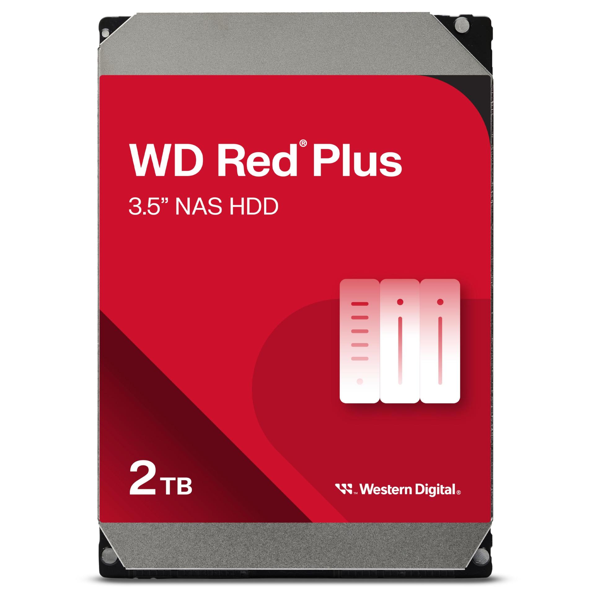 WD Red Plus 2TB NAS 3.5" Sisemine Kõvaketas - 5400 RPM