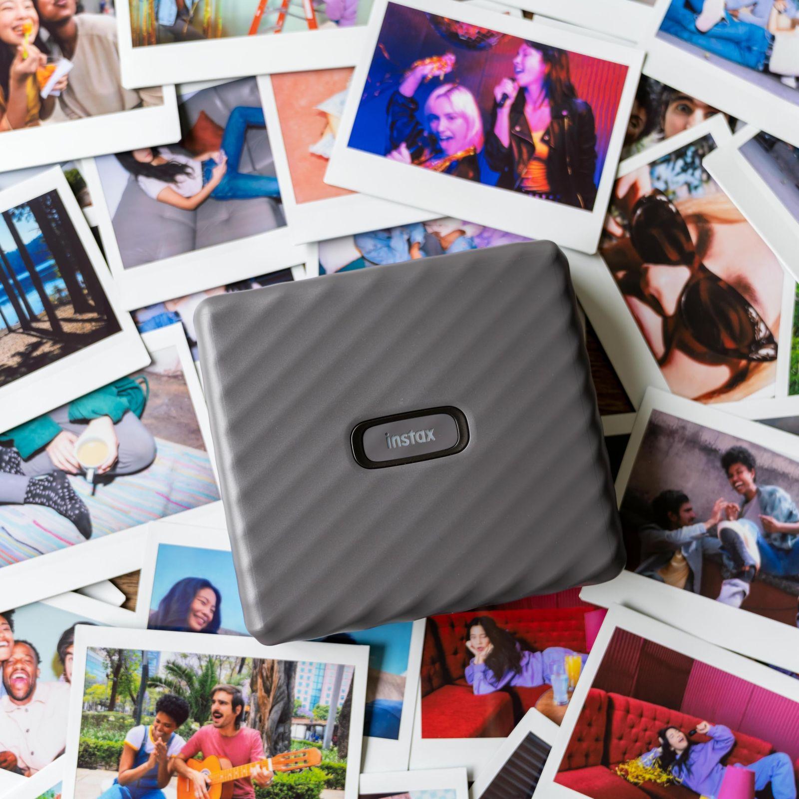 INSTAX LINK Wide nutitelefoni printer, Mocha Hall – pakend ja tarvikud