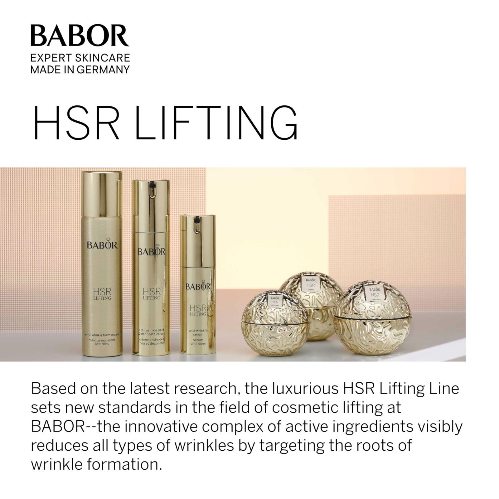 BABOR HSR LIFTING kortsudevastane seerum, vananemisvastane seerum igale nahatüübile, hüaluroonhappe ja pantenooliga, kohese efektiga, 1 x 30ml – lisavaade
