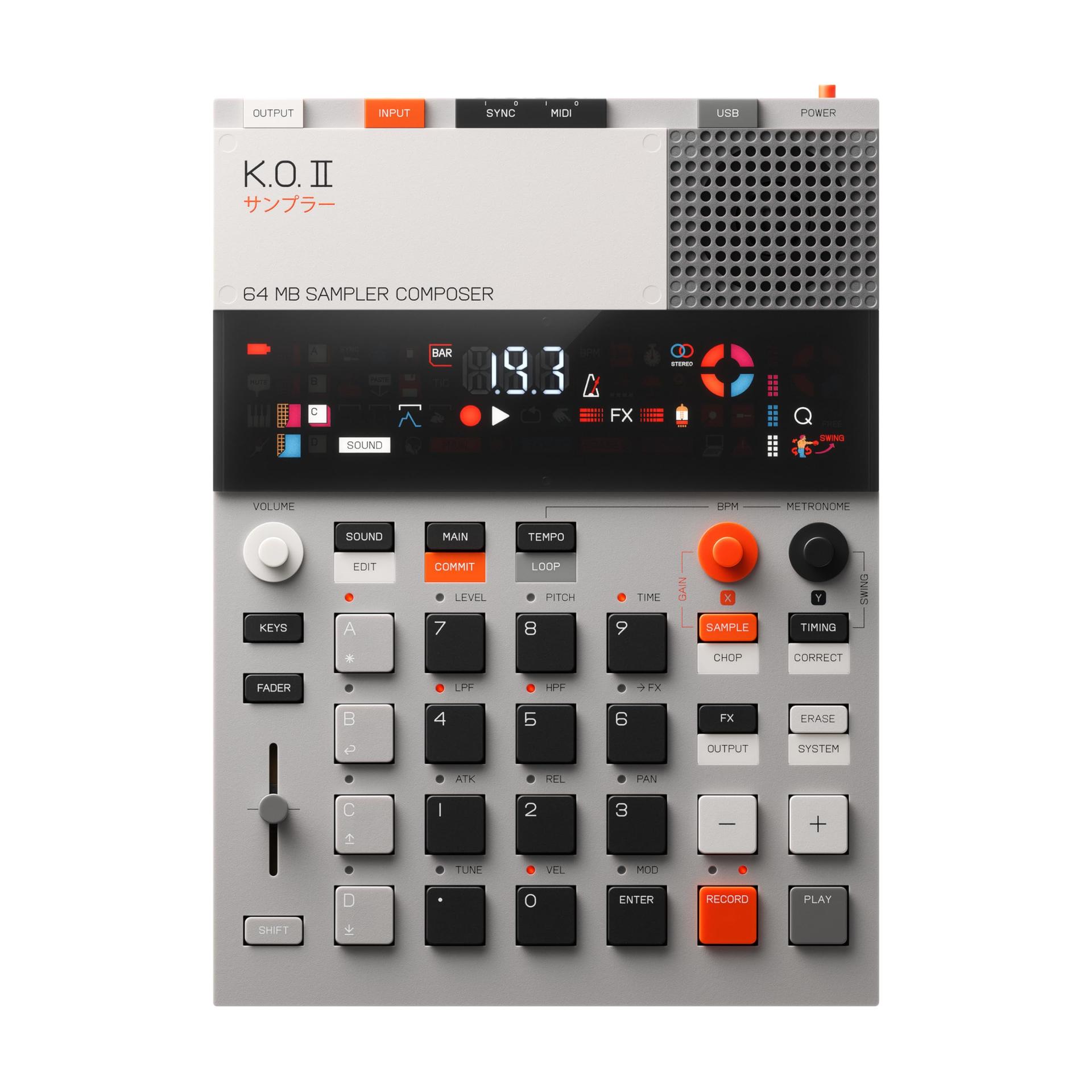 teenage engineering EP-133 K.O. II sampler