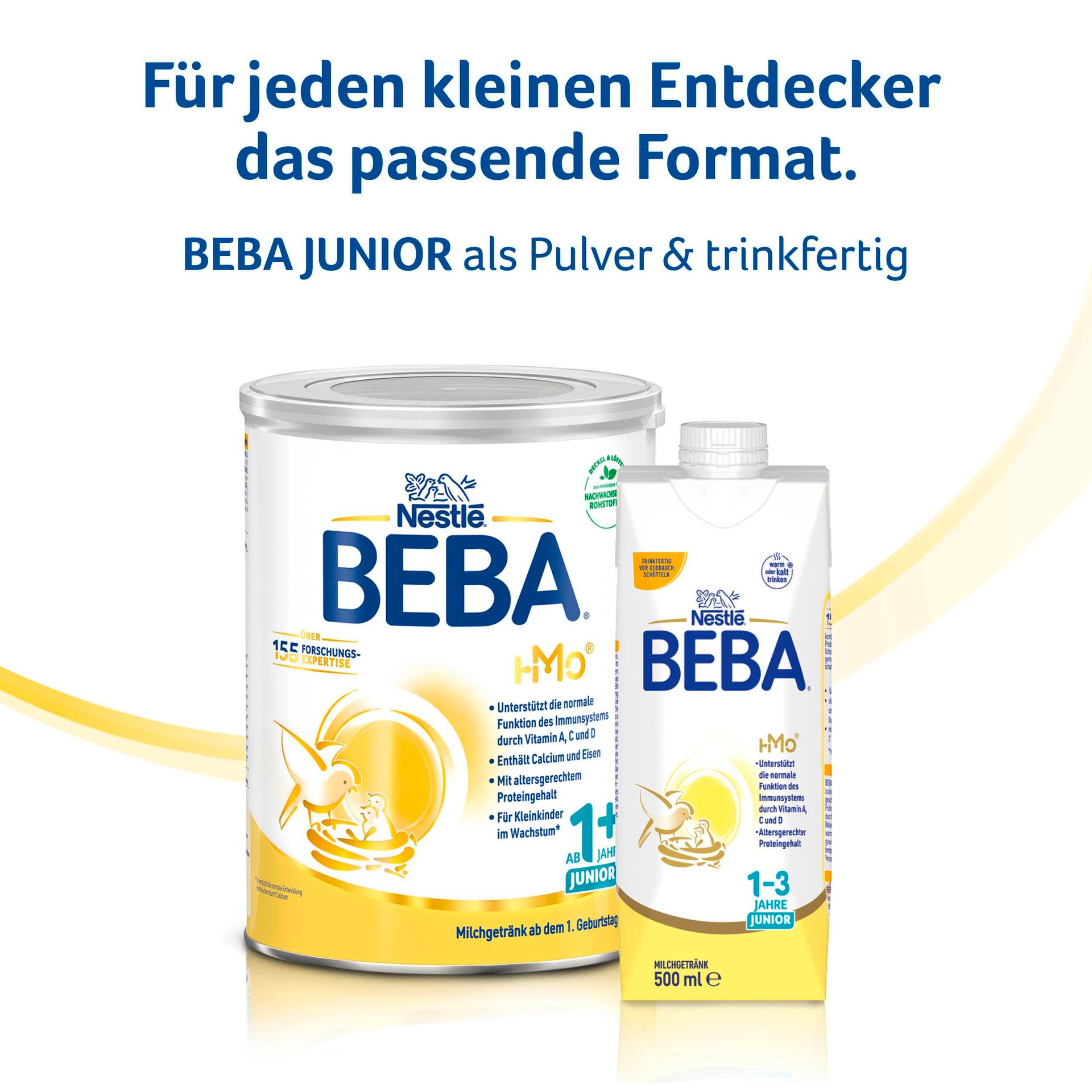 BEBA Nestlé BEBA JUNIOR 1 piimajook alates 1. sünnipäevast, 6-pakk (6 x 800g) – pilt 7