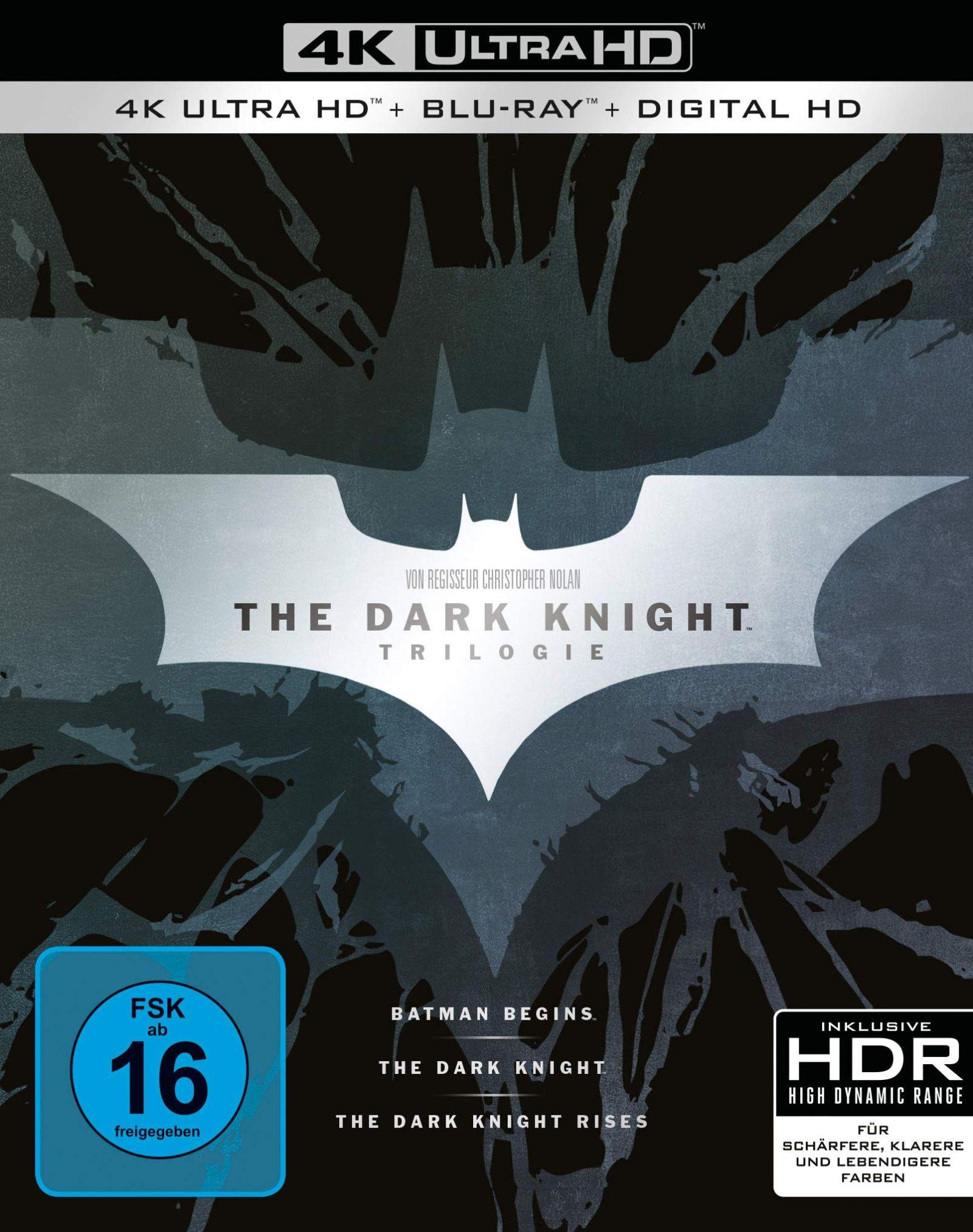 The Dark Knight Triloogia Piiratud Väljaanne [4K UHD] + [Blu-ray] (eksklusiivne Amazon.de-s) – detailne vaade