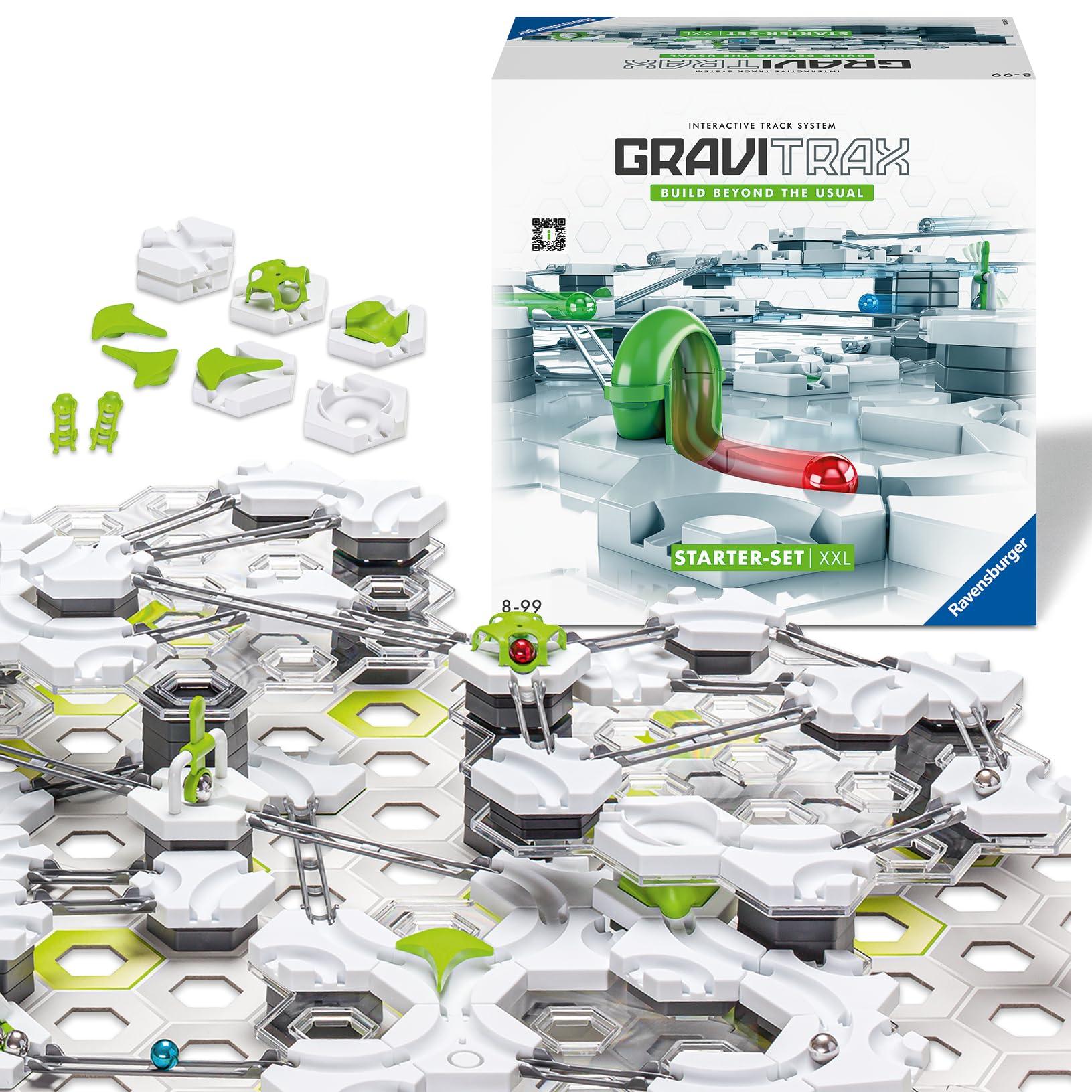 Ravensburger GraviTrax Starter-Set XXL 22416 – GraviTrax stardikomplekt sinu kuulirajale – Mängu- ja konstruktsioonikomplekt alates 8. eluaastast, kombineeritav kõigi toodetega, võimalik kasutada iseseisvalt