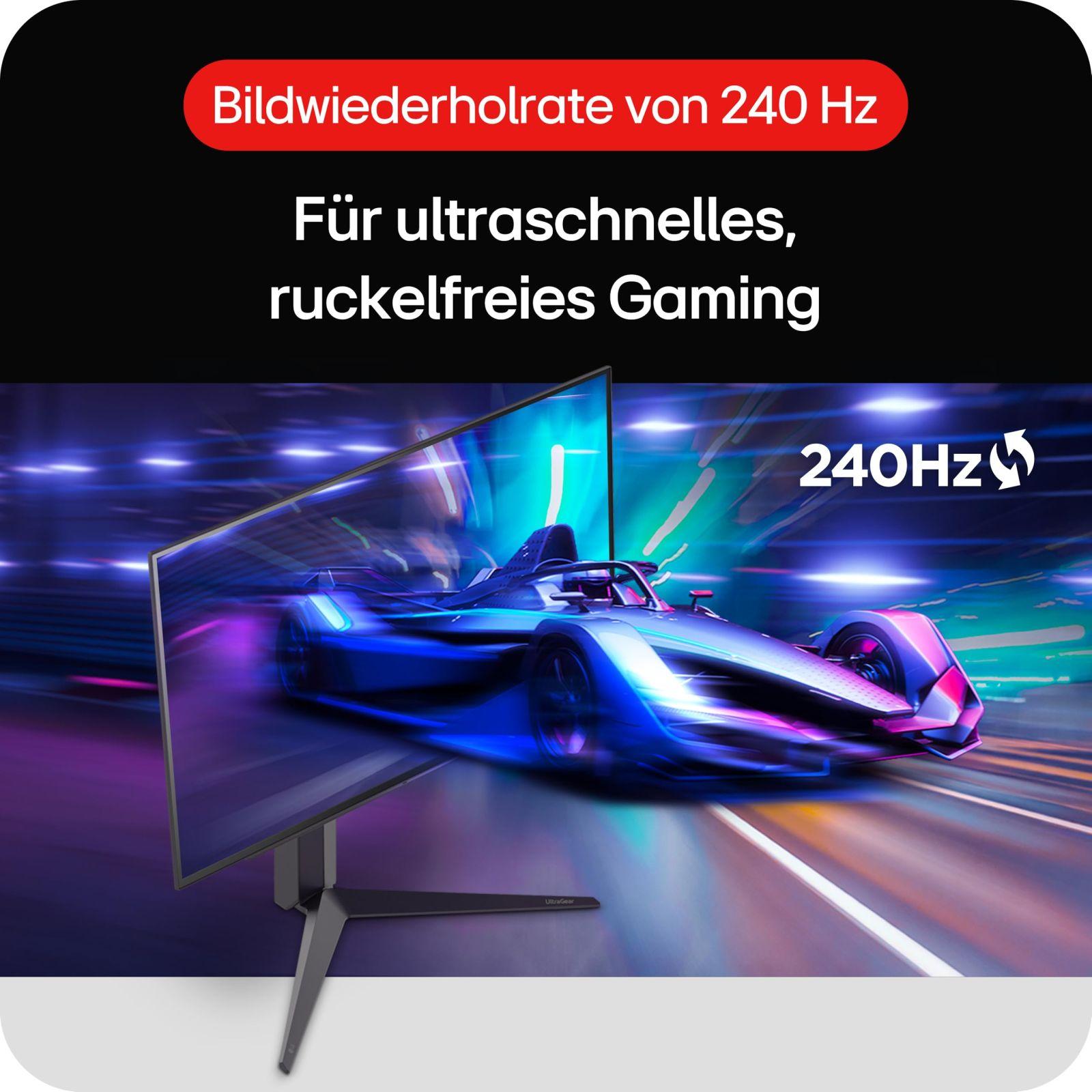 LG Electronics 27GS93QE-B.AEU UltraGear™ OLED mängumonitor 27″, 2560 x 1440, 16:9, 0,03 ms GtG, 240 Hz, HDR10, DisplayHDR™400 TRUE BLACK, DCI-P3 98,5%, NVIDIA G-Sync™, AMD FreeSync™ – Must – lisavaade