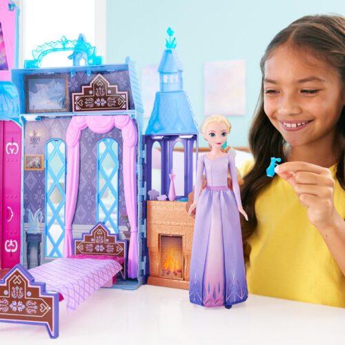 Mattel Disney Lumekuninganna - Arendelle'i lossi nukumaja (60 cm+) koos Elsa-nuku