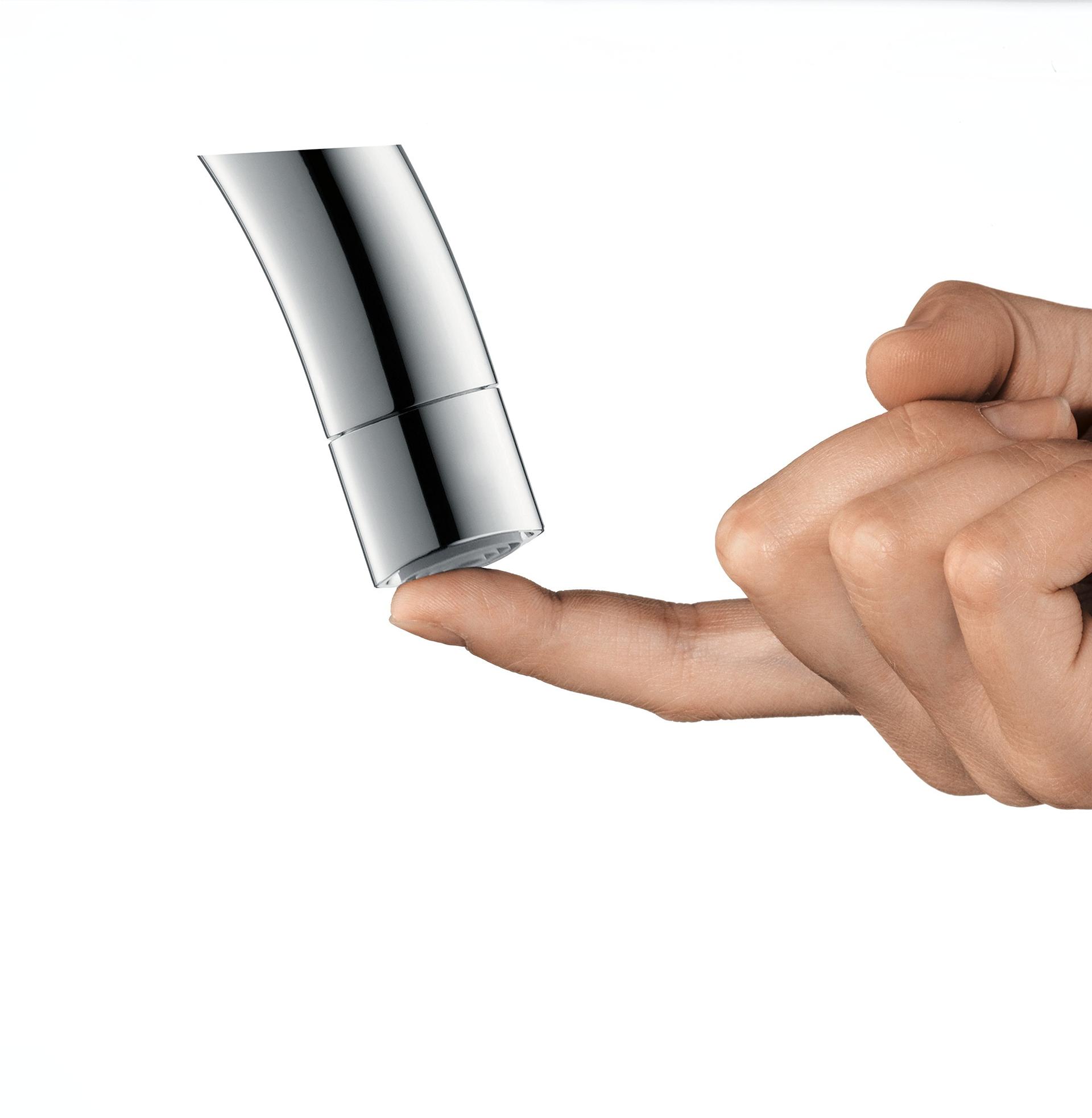 hansgrohe Focus M41 – Köögisegisti, 1 veevoolutüüp, köögisegisti kõrgusega 260 mm, 360° pööratav segistisegisti, kroom, 31820000 – kasutusnäide