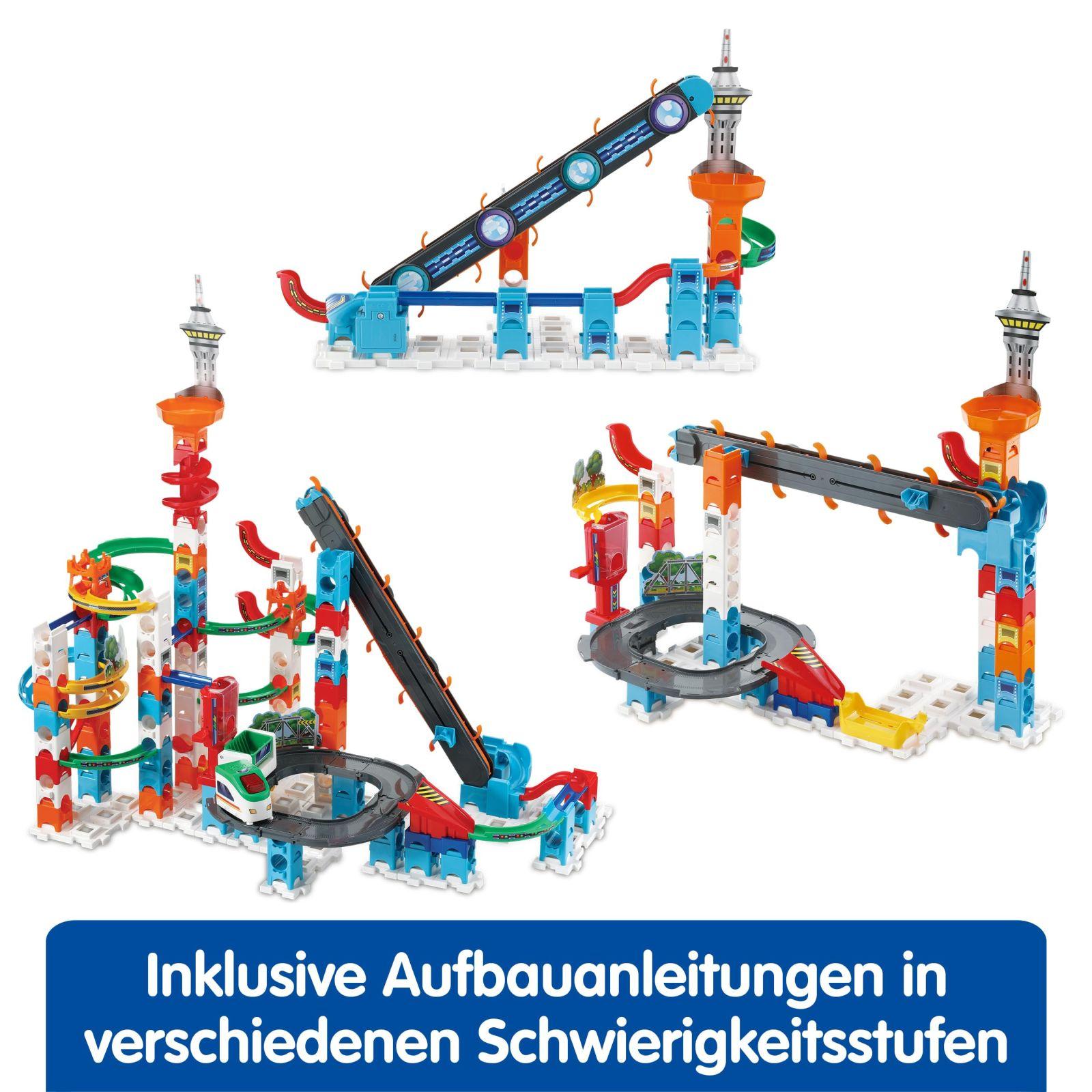 VTech Marble Rush – Super Sky Tower Set XL300 E – Interaktiivne kuulirada – Lastele vanuses 4-12 aastat – detailne vaade