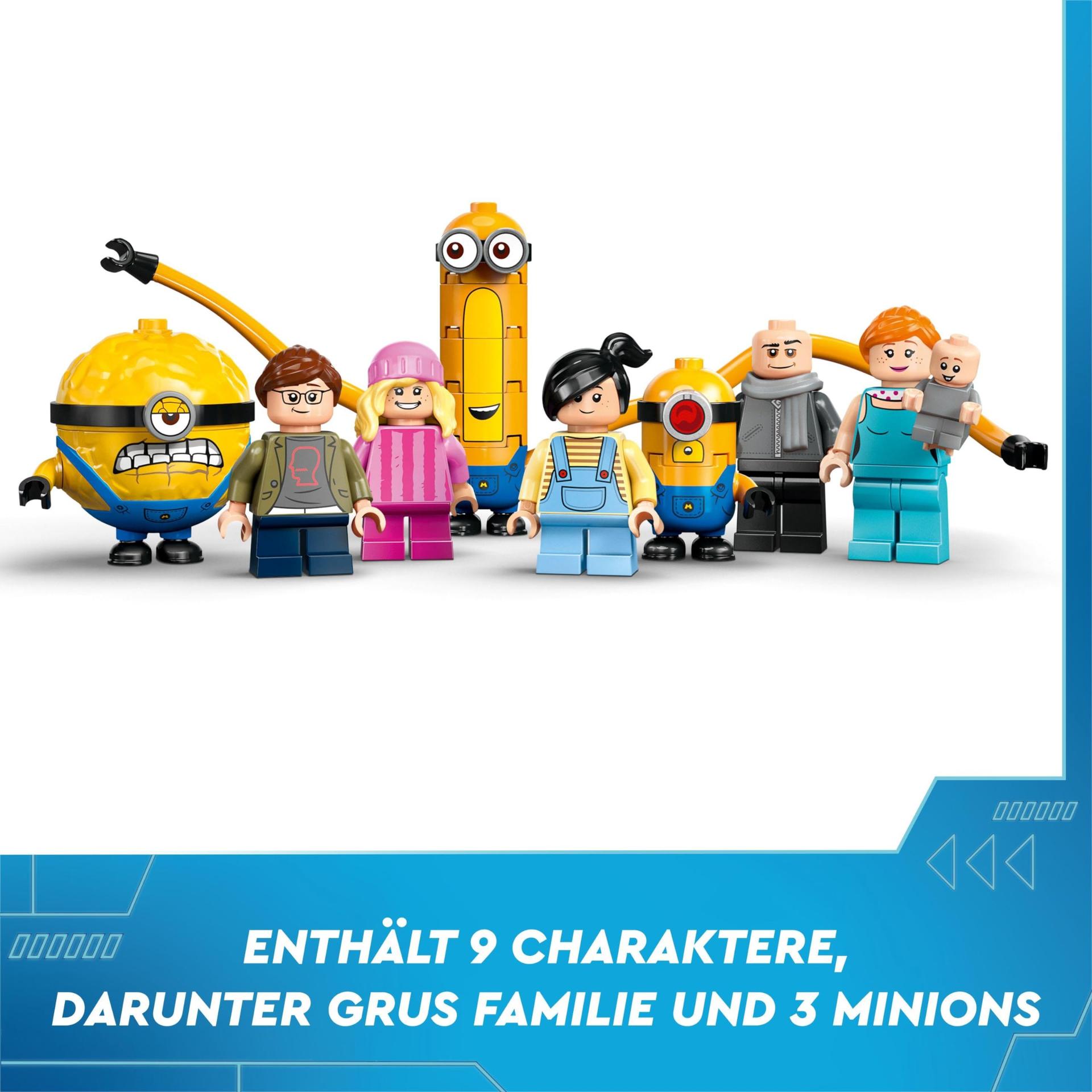 LEGO Minu lemmik vähk 4: Gru ja Minionite perevilla – Mängukomplekt filmist, mängumaja lastele alates 8. eluaastast – pilt 6