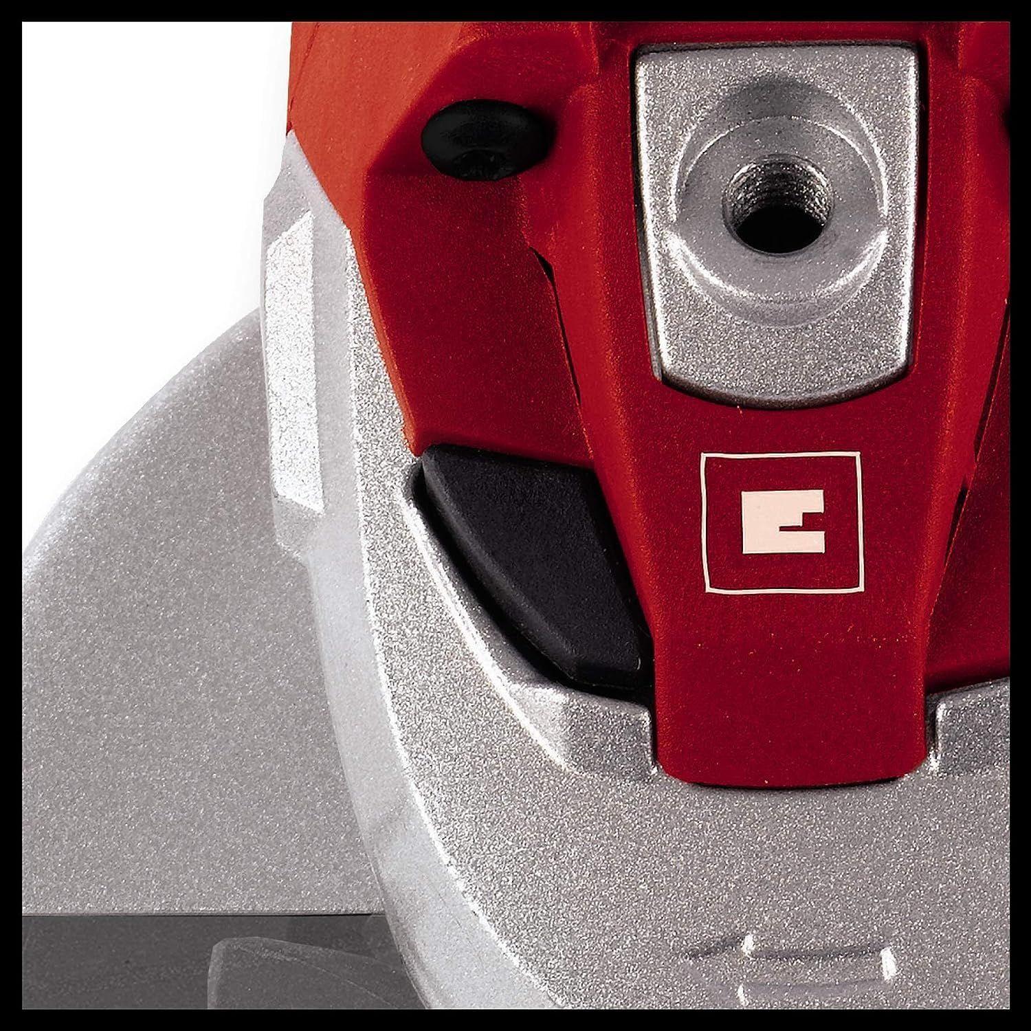 Einhell nurklihvija TE-AG 230 (2350 W, ketta läbimõõt 230 mm, pehme käivitus, pööratav käepide, vibratsioonivastane, ilma lõikekettata) – pakend ja tarvikud