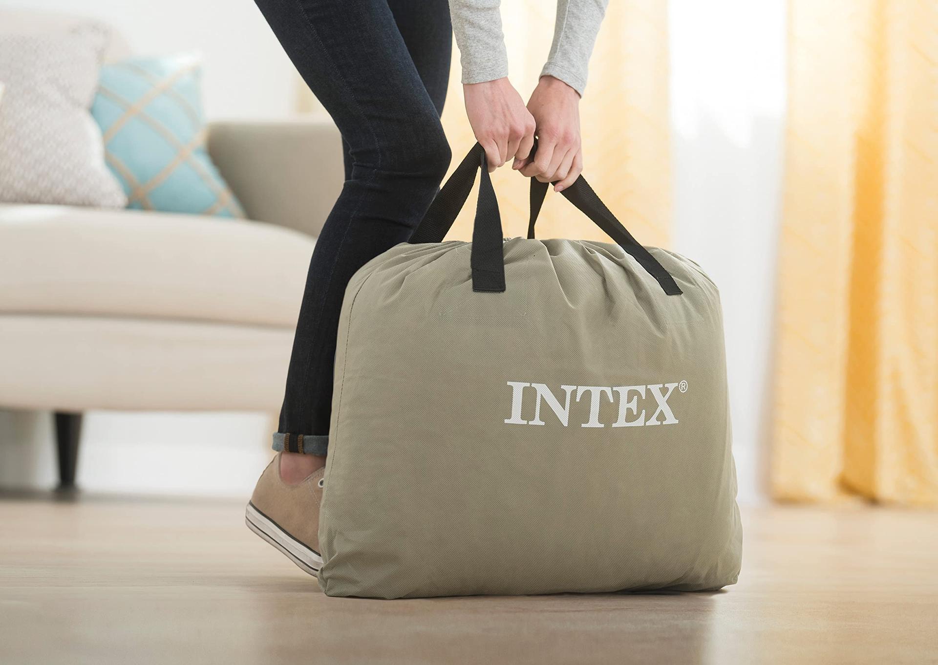 Intex Queen Comfort-Plush õhkmadrats Fiber-Tech RP-ga, täispuhutud suurus: 152 cm x 203 cm x 46 cm (64414ND) – pilt 8