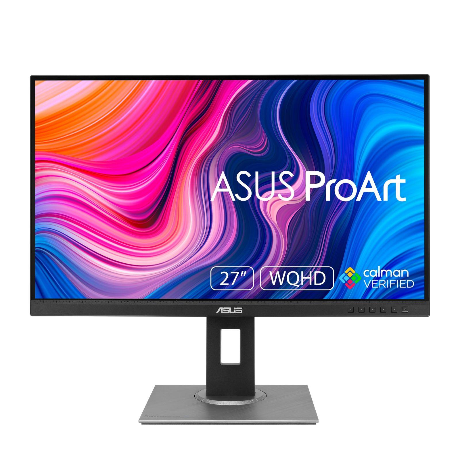 ASUS ProArt PA278QV – 27-tolline WQHD professionaalne monitor – 16:9 IPS, 2560×1440 – ergonoomiline, Pivot, Calman sertifikaadiga, raamideta, kõrge värvitäpsus – DVI, DisplayPort, HDMI, Mini-DP, USB-jaotur