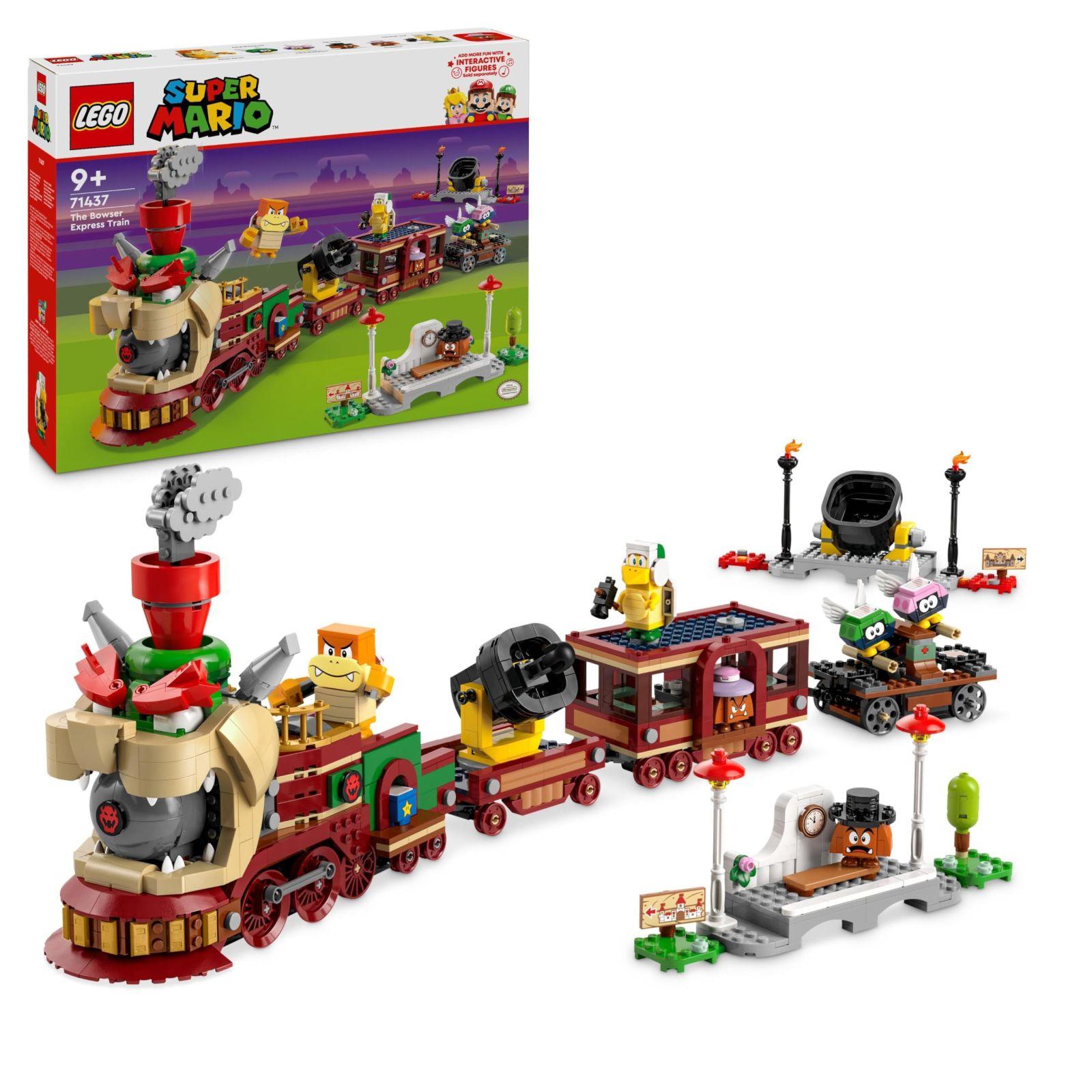 LEGO Super Mario Bowseri Kiirrong – Seiklusmängukomplekt lastele, Hammer-Brüder, 2 Gumbat ja 2 Parapunkte, Nintendo kingitus poistele, tüdrukutele ja mängusõpradele 71437