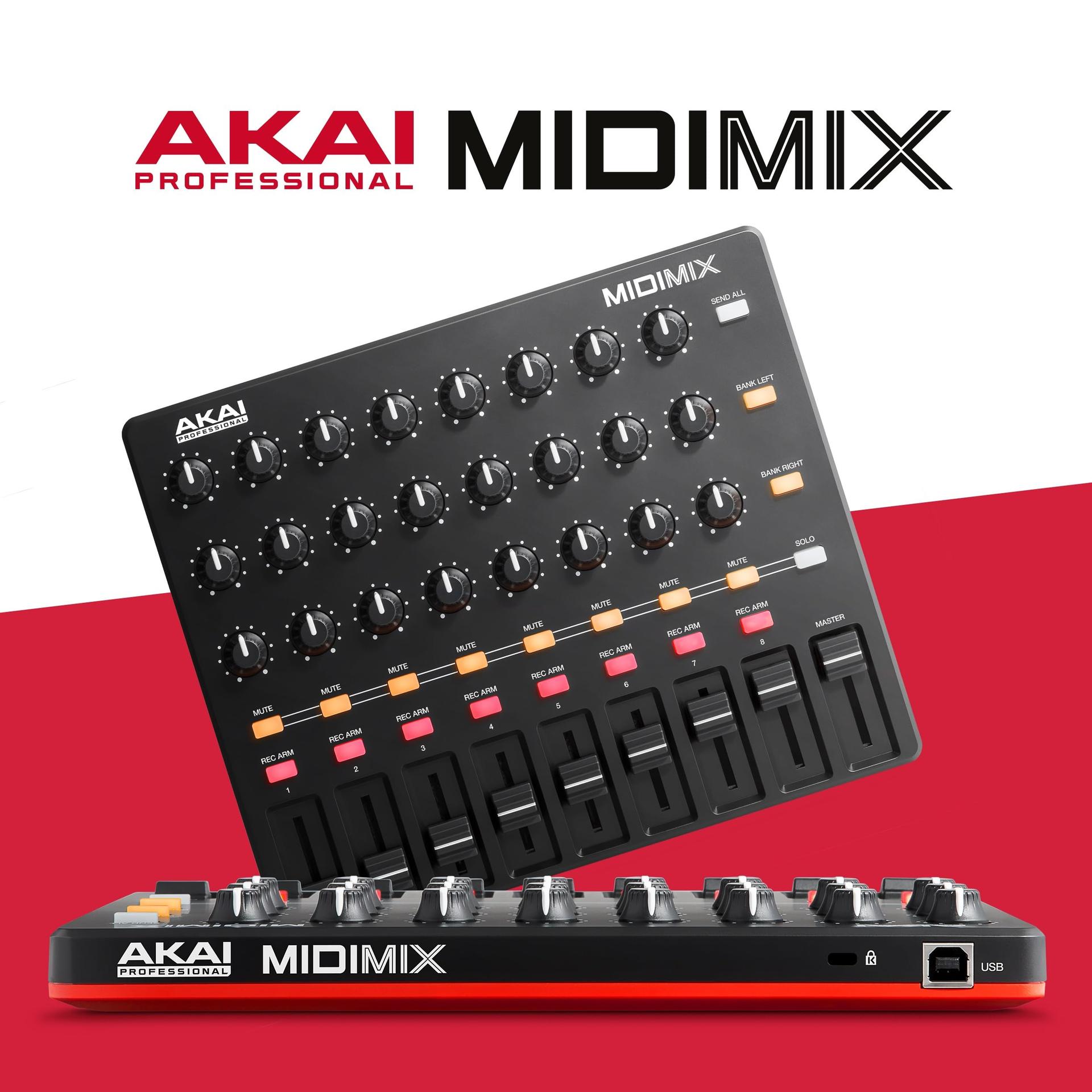 AKAI Professional Midimix – Täielikult määratav, kaasaskantav MIDI mikser ja DAW kontroller – pilt 7
