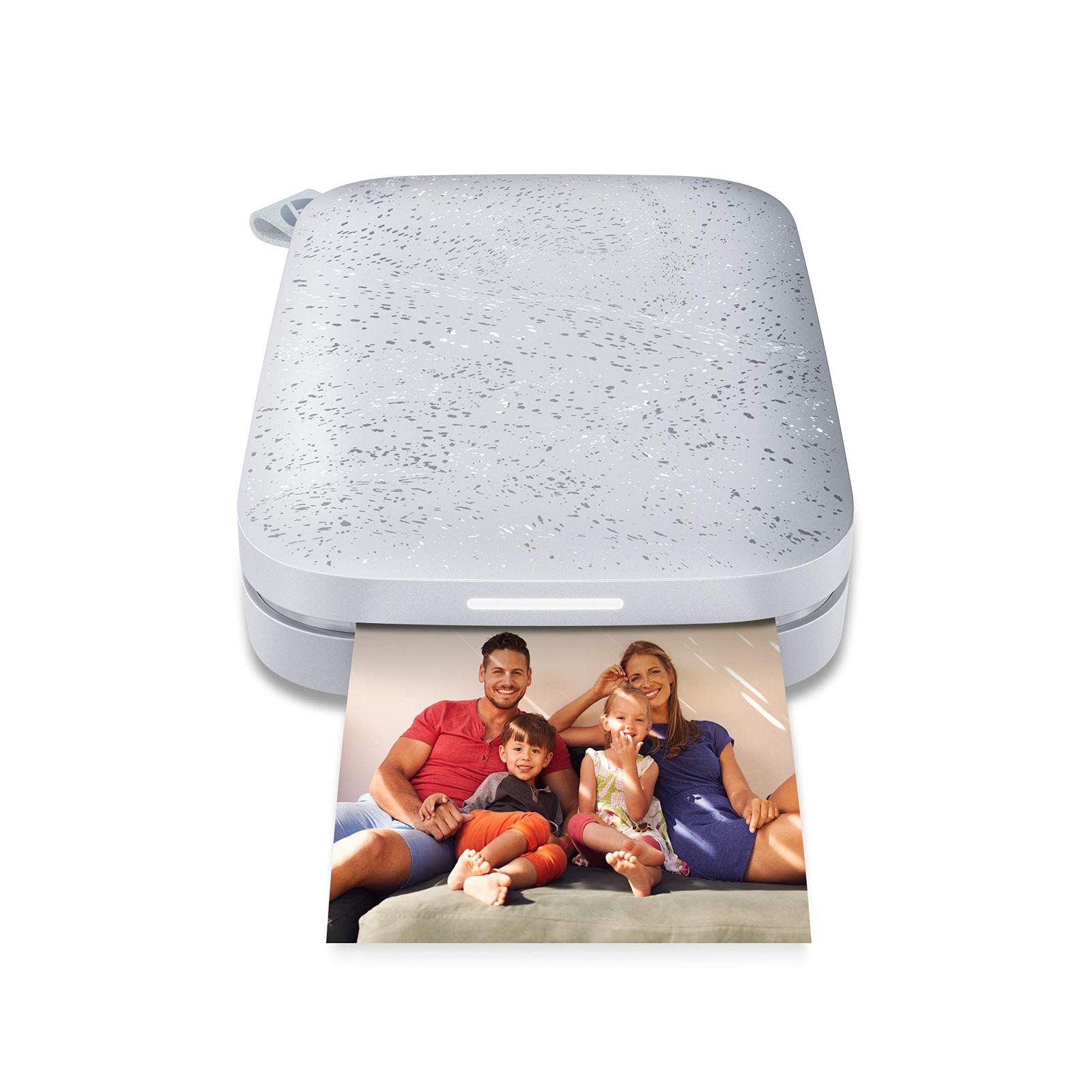 HP Sprocket kaasaskantav 2×3 tolline kiirfotoprinter (valge) Zink-paberikomplekt – detailne vaade