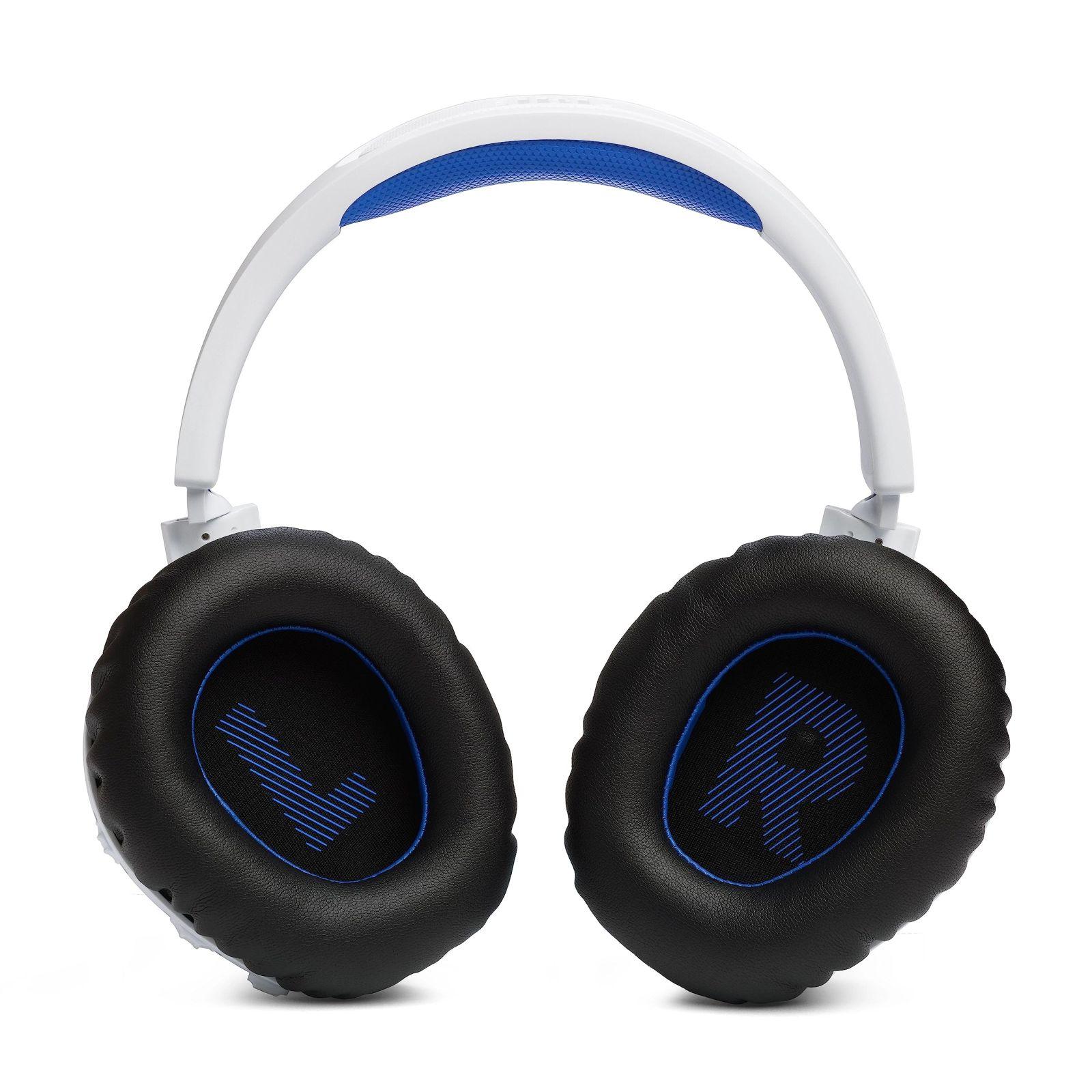 JBL Quantum 360P Over-Ear Gaming Kõrvaklapid – Playstationi, PC, Maci ja Nintendo Switchi jaoks – Boom-mikrofoniga ja 22-tunnise akukestvusega – Valge – detailne vaade