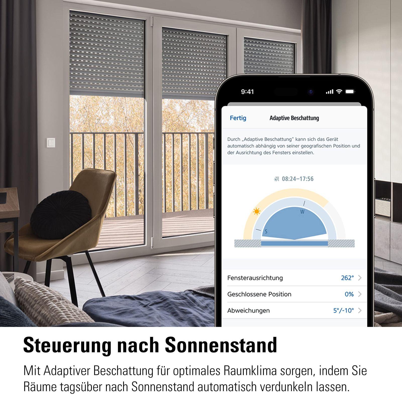 Eve Shutter Switch (Apple Home) – Nutikas ruloo juhtimine ajakavade, adaptiivse varjutuse ja Siri hääljuhtimisega – pilt 6