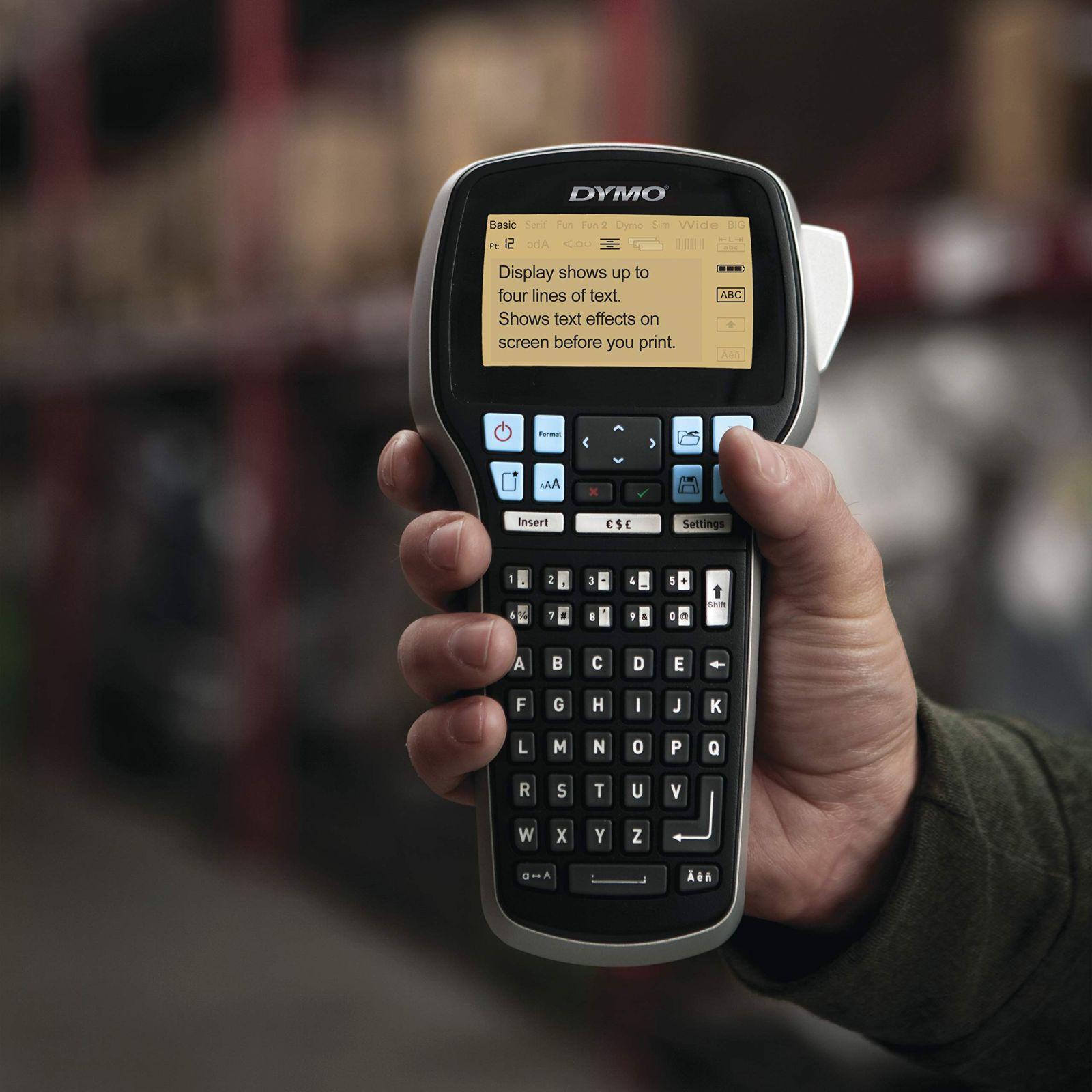 DYMO LabelManager 420P sildiprinter kohvris | Kaasaskantav etiketiprinter ABC-klaviatuuriga | Lisa D1-sildilintide rullid | D1-siltidele laiusega 6, 9, 12, 19 mm – pilt 9
