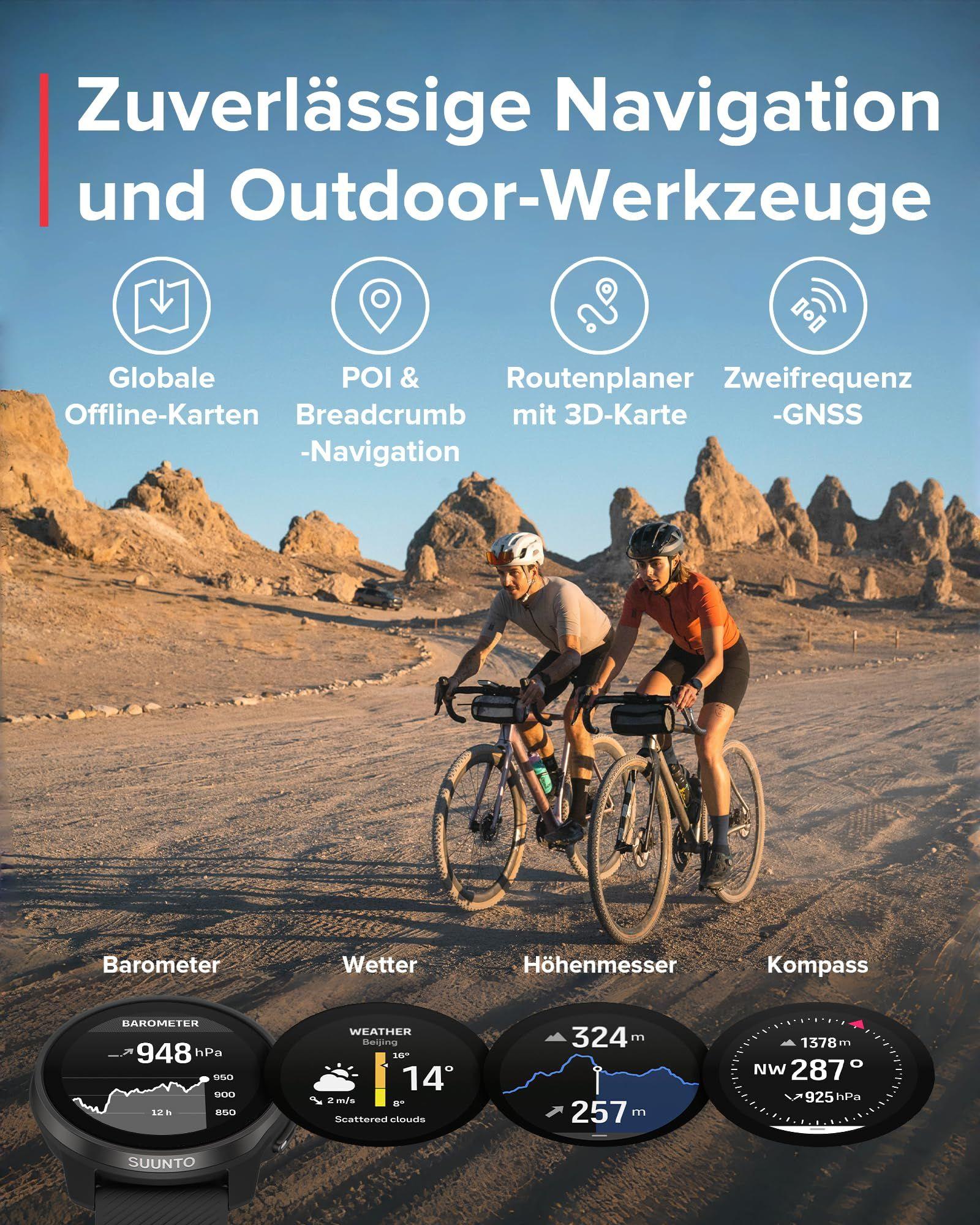 SUUNTO Race S spordikell AMOLED puuteekraaniga, kahetasemeline GPS, HRV & une jälgimine, AI-põhine treeningplaan, tasuta võrguühenduseta kaardid, 50m veekindel – pilt 6