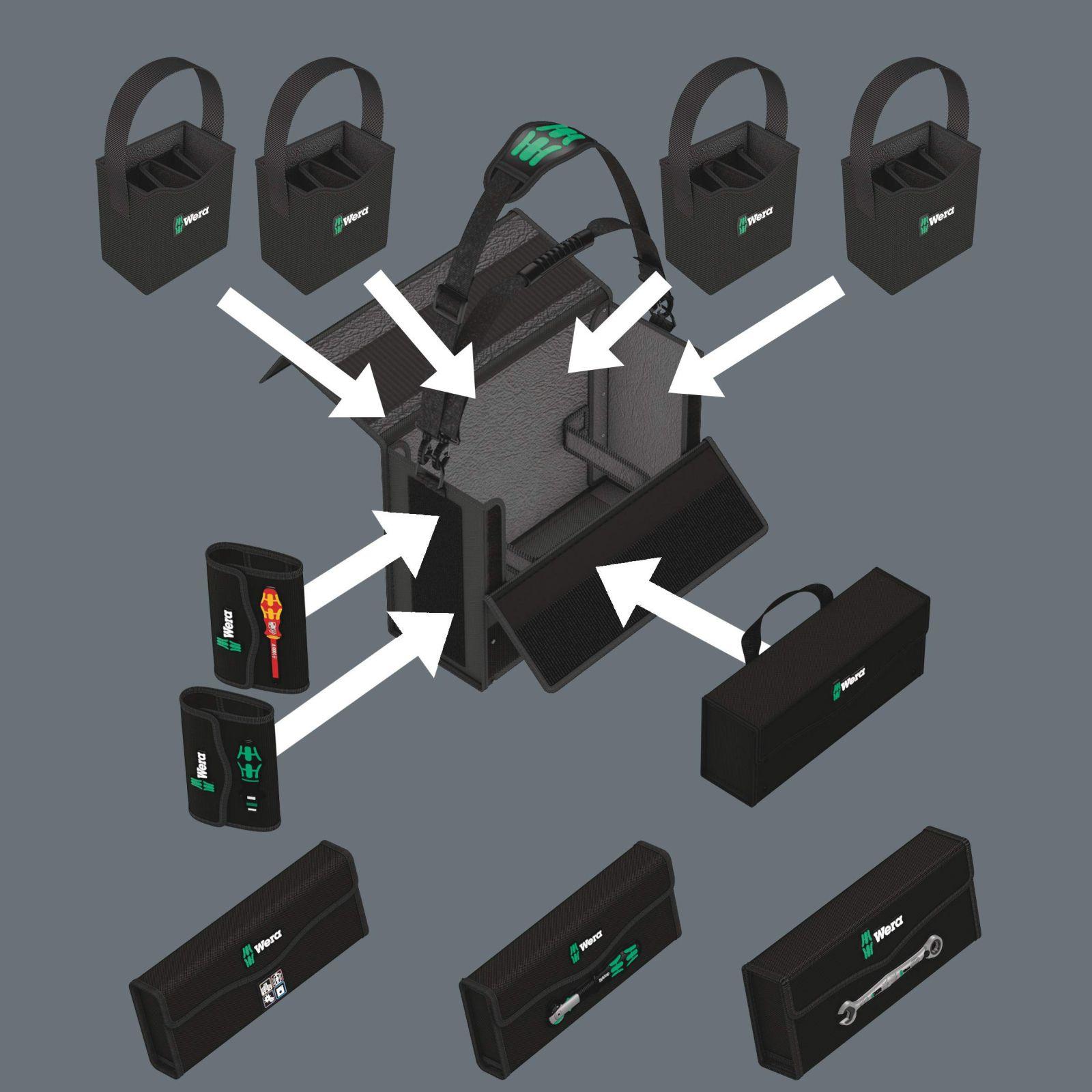 Wera 05004357001 2go 2 XL tööriistakonteiner – lisavaade