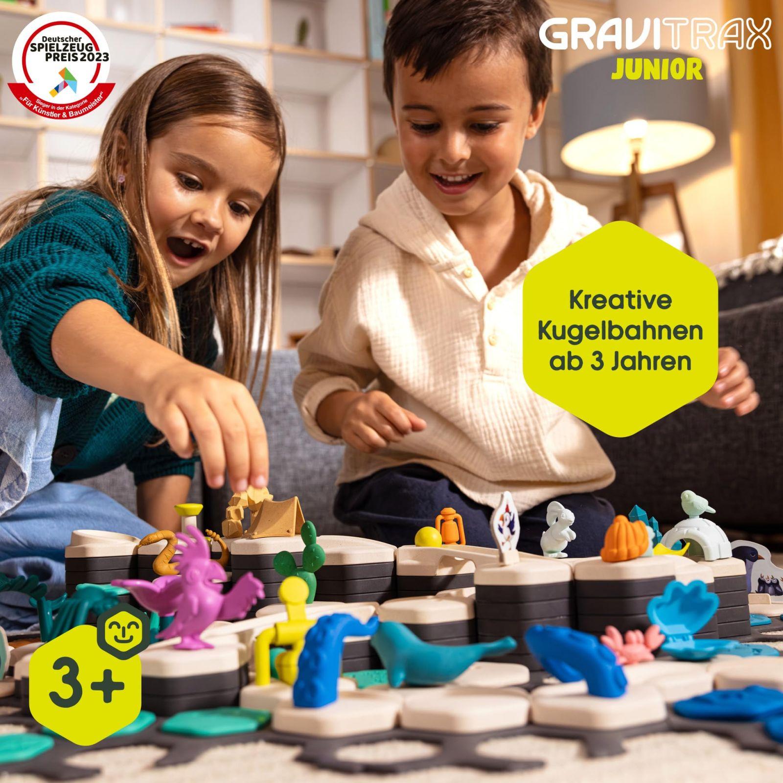 Ravensburger GraviTrax Junior Starter-Set XXL 27059 – Mängurong murdeainetest, temaatilised maailmad, õppemänguasi ja konstruktsioonimänguasi poistele ja tüdrukutele alates 3. eluaastast – pilt 6