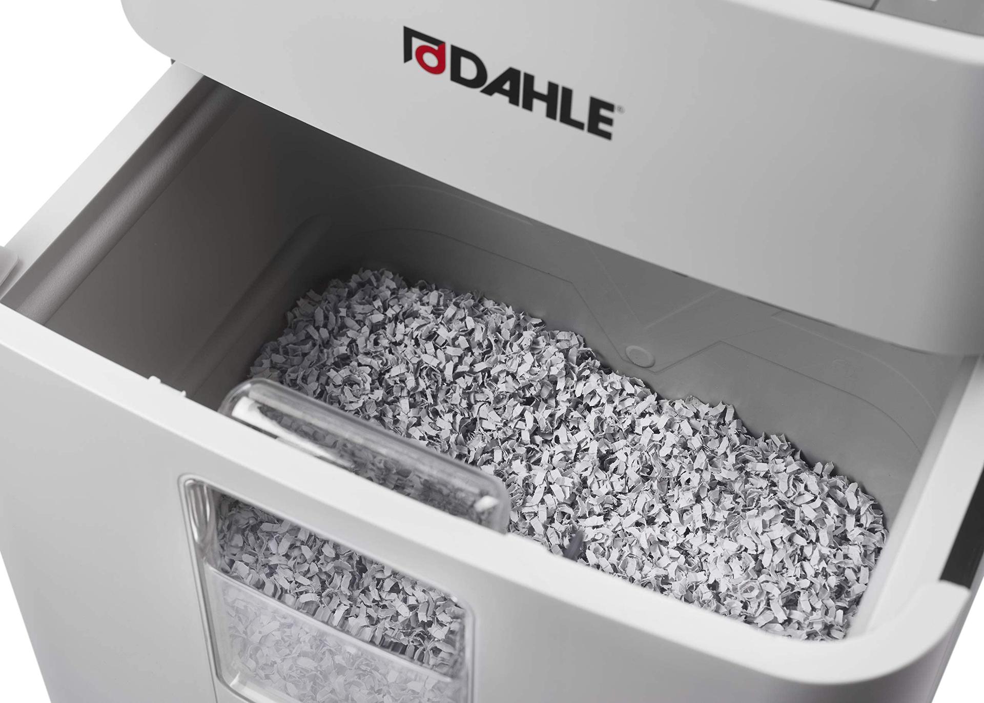 Dahle ShredMATIC 300 P4 paberihävitaja automaatse paberisöötmisega (300 lehte, osakesteks lõikamine, õli- ja hooldusvaba) hall – pilt 8