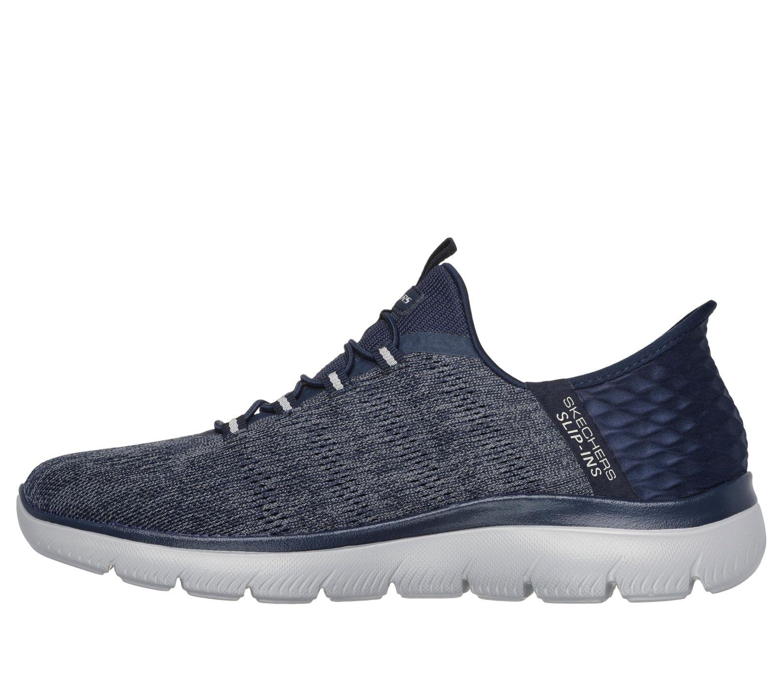 Skechers meeste tossud, tumesinine võrk, 43 EU – pakend ja tarvikud
