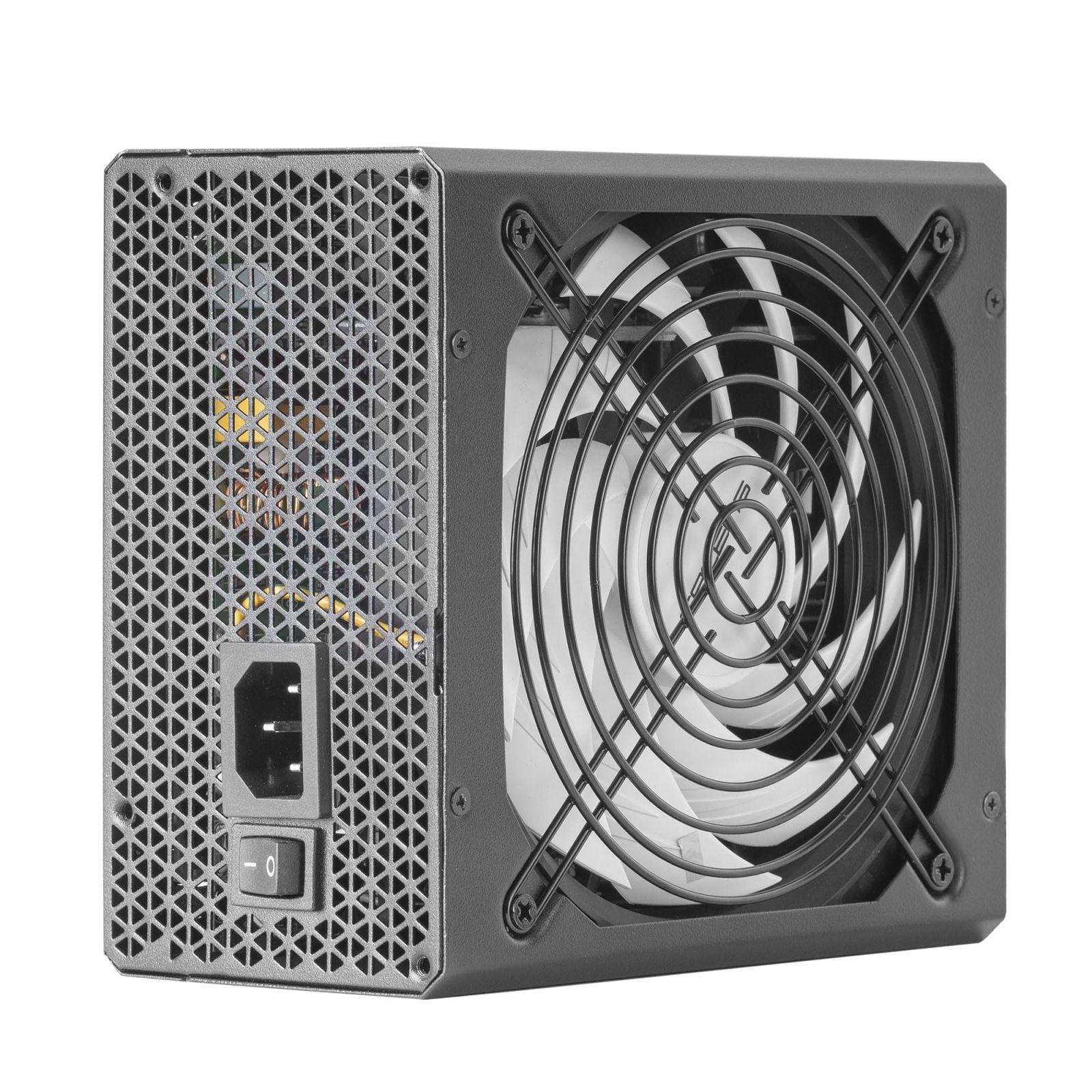 Tacens Radix VII AG 700, Täielikult modullaarne 700W ATX-toiteplokk, 10-aastane garantii, 80Plus Silver, +87% tõhusus, 140mm FDB-ventilaator AI-RPM tehnoloogiaga, Jaapani 105º kondensaatorid, Must – pilt 6