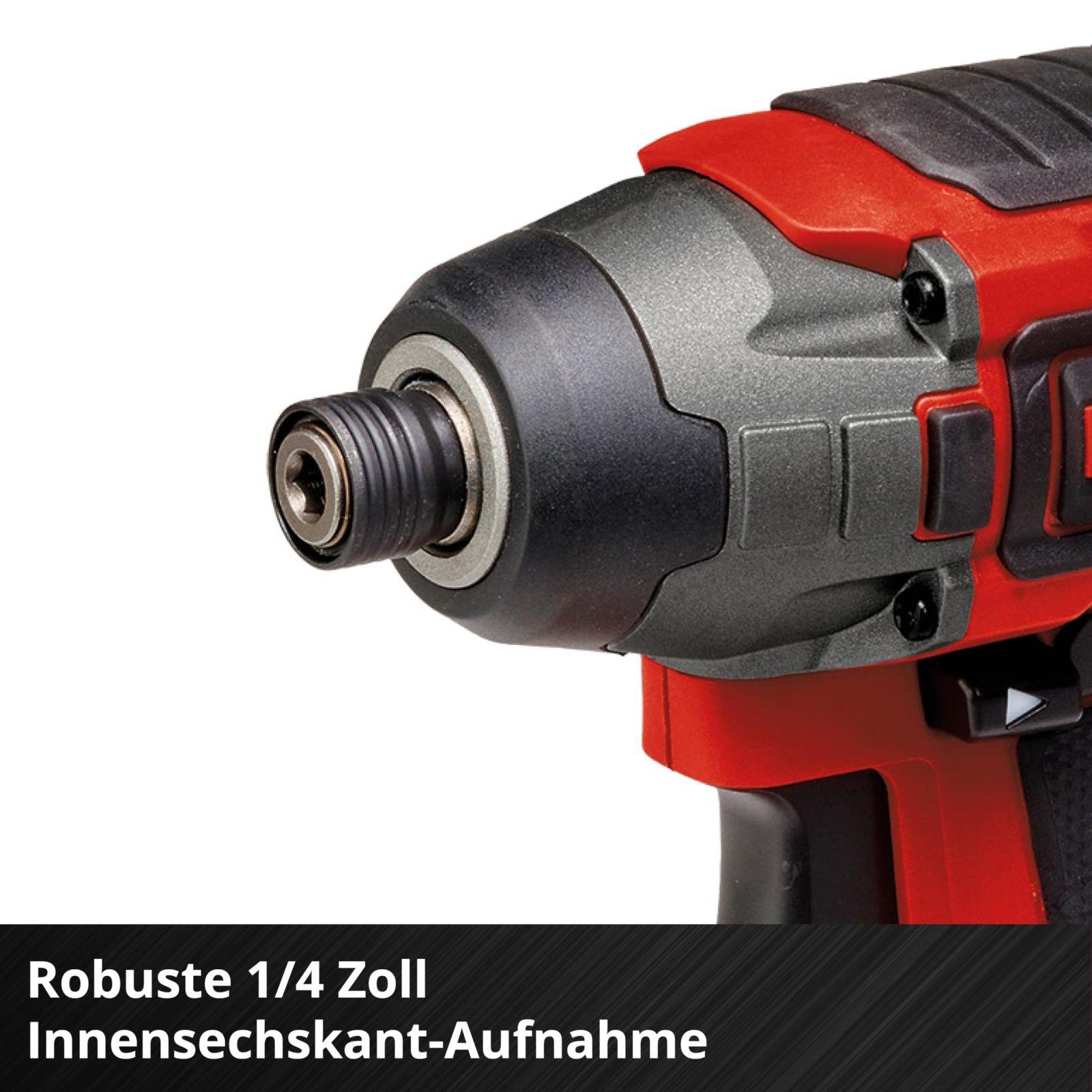Einhell Professional akuga löökmutrikeeraja TP-CI 18/220 Li BL-Solo Power X-Change (18 V, 220 Nm, harjadeta mootor, sisekuuskantkinnitus, kiiruse reguleerimine, ilma akuta) – lisavaade