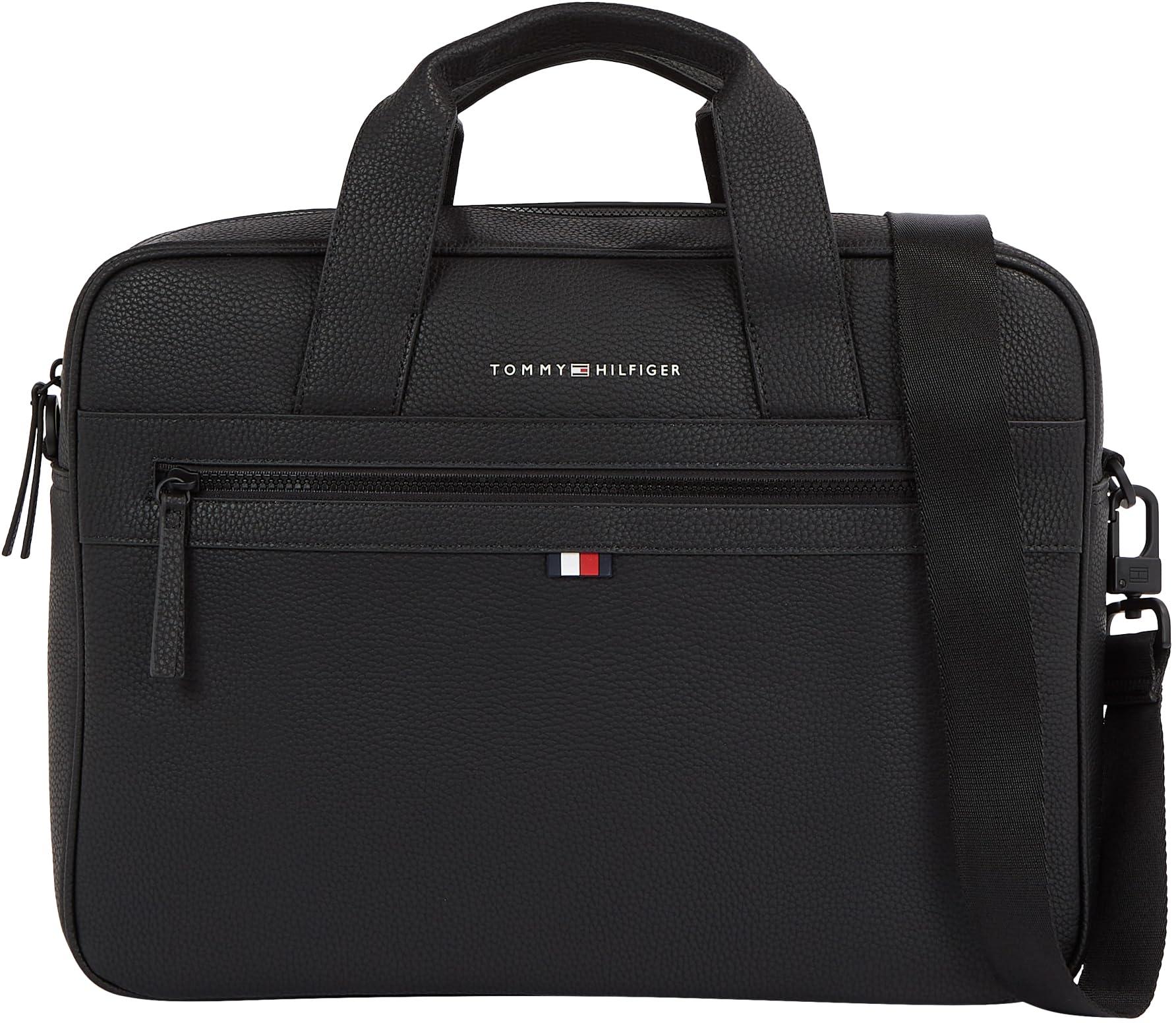 Tommy Hilfiger ESSENTIAL PU Arvutikott Meestele, Must (Black), Üks Suurus