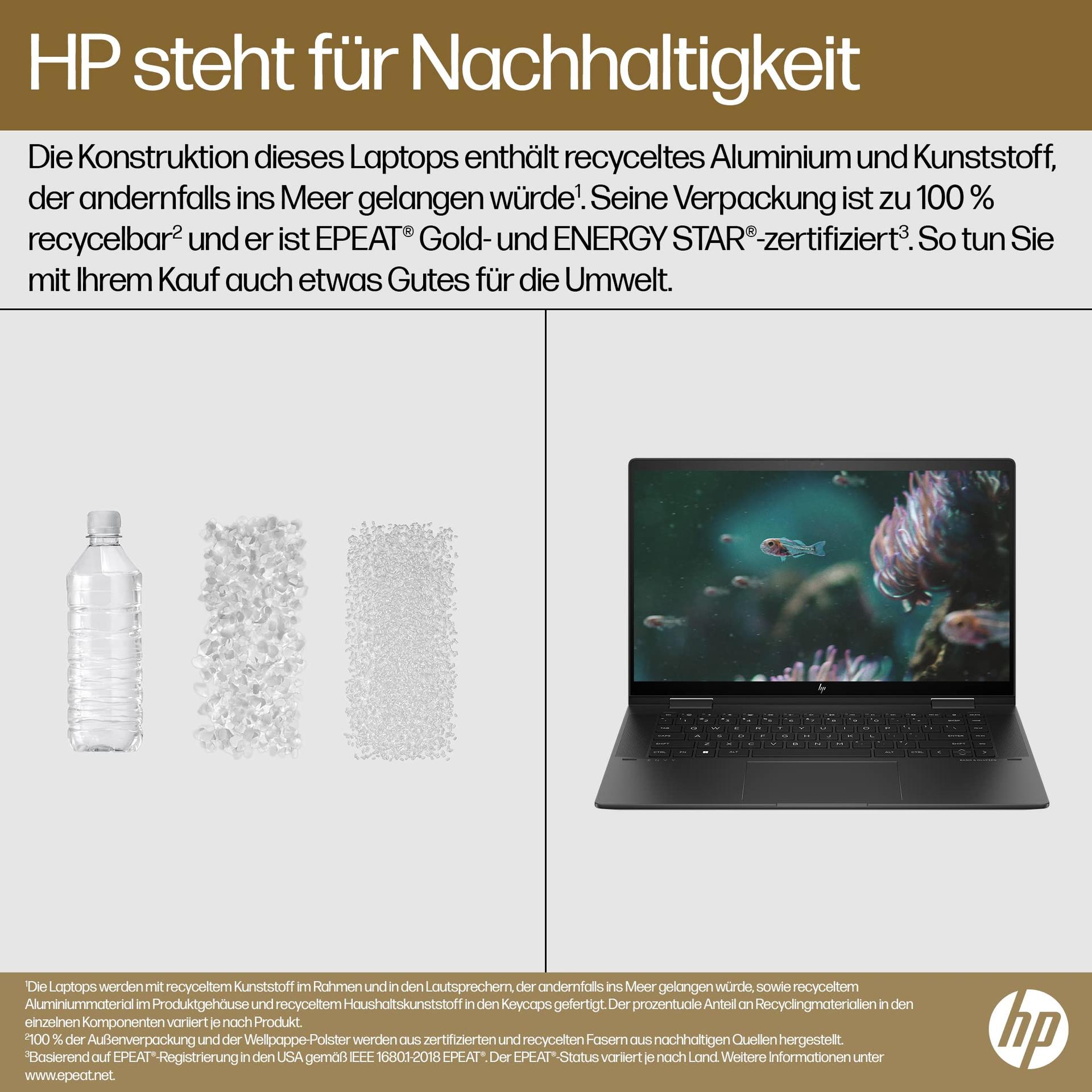 HP Envy x360 2-in-1 Sülearvuti | 15,6″ FHD Puutetundlik Ekraan | AMD Ryzen 7 7730U | 16 GB DDR4 RAM | 1 TB SSD | AMD Radeon Graafika | Windows 11 Home | QWERTZ | Must – kasutusnäide