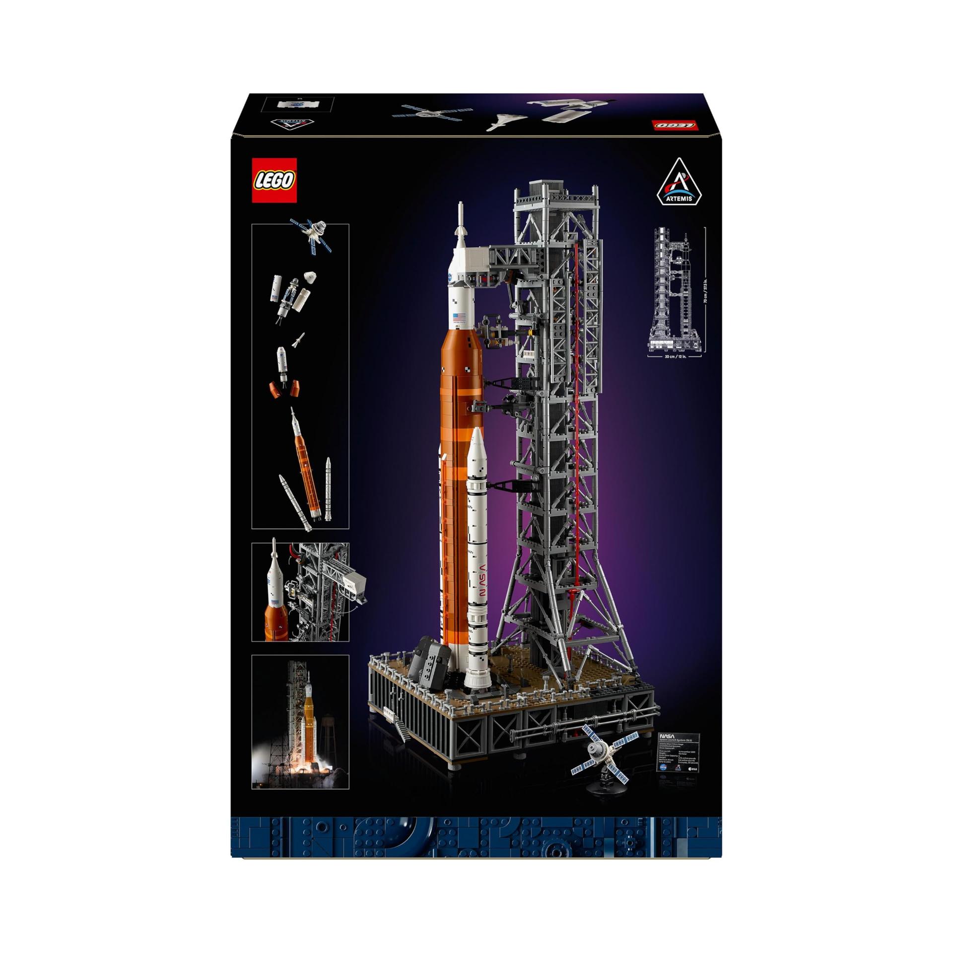 LEGO Icons NASA Artemis stardiplatvorm – Kingitus, dekoratsioon elutuppa või kontorisse, ehituskomplekt täiskasvanutele, Orion kosmosekapsli ja stardilavaga, kollektsioneerimismudel 10341 – pilt 8