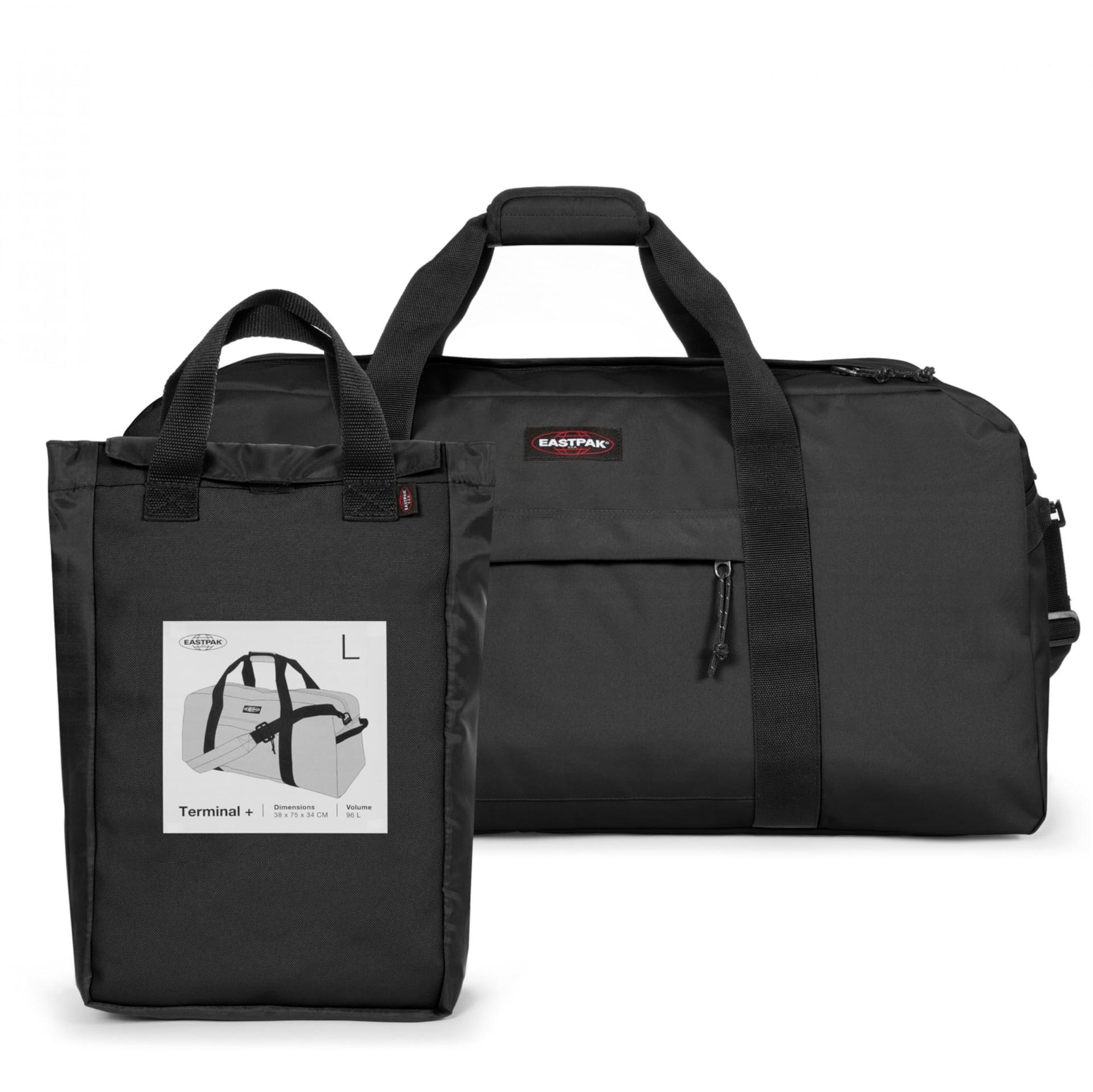 Eastpak TERMINAL + reisikott, 38 x 75 x 34 cm, 96 L – Must – lisavaade