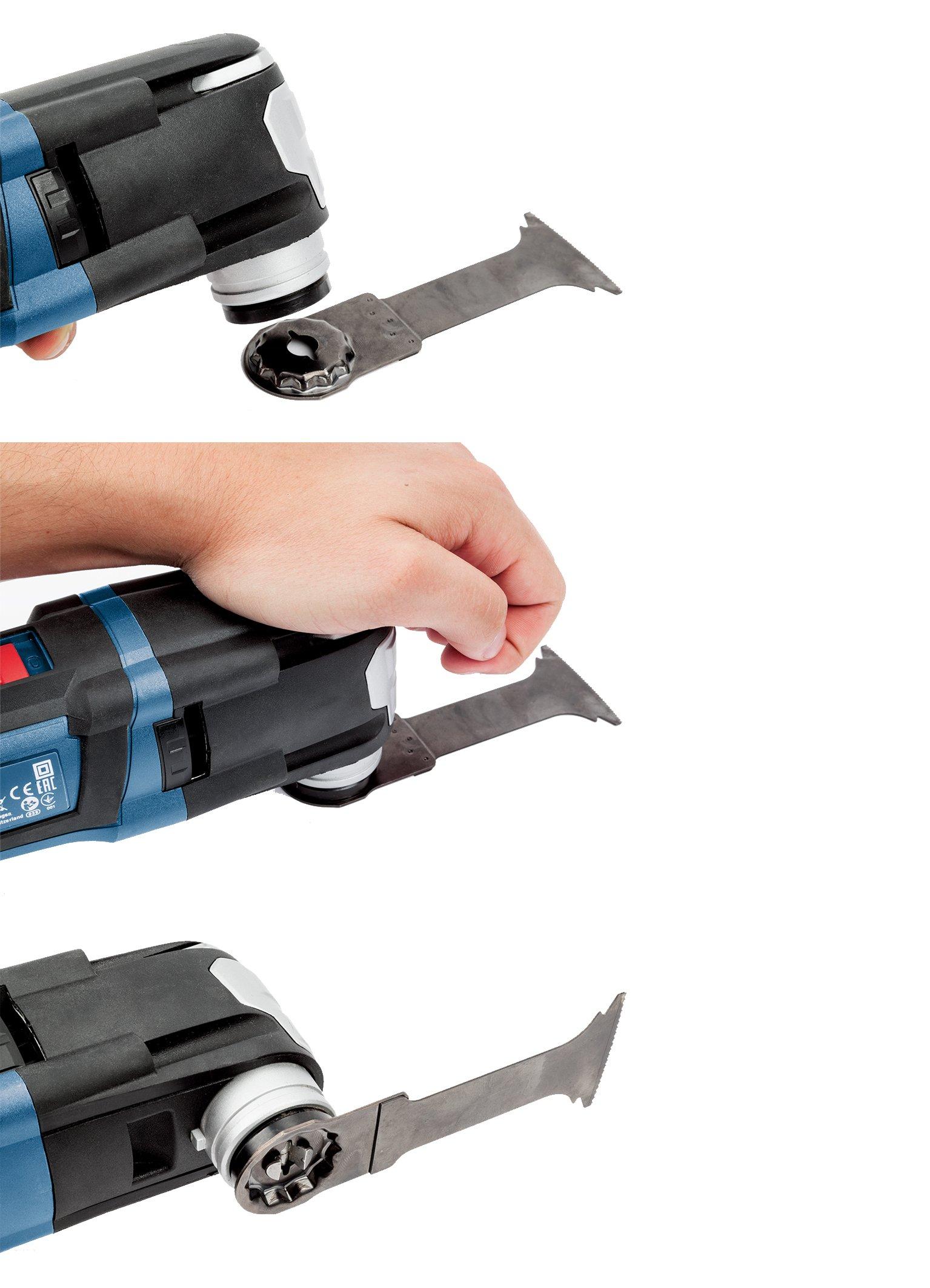 Bosch Professional Multi-Lõikur GOP 30-28 (Starlock-tööriistakinnitus, 300 W, sisaldab 1x StarlockPlus BIM sügavlõiketeraga saelehte) – kasutusnäide