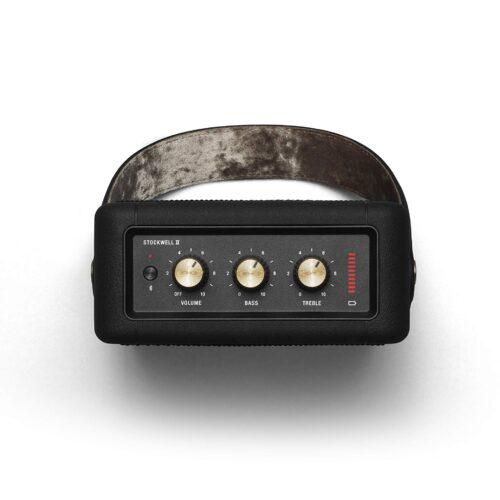 Marshall Stockwell II kaasaskantav Bluetooth-kõlar - Must ja Messing