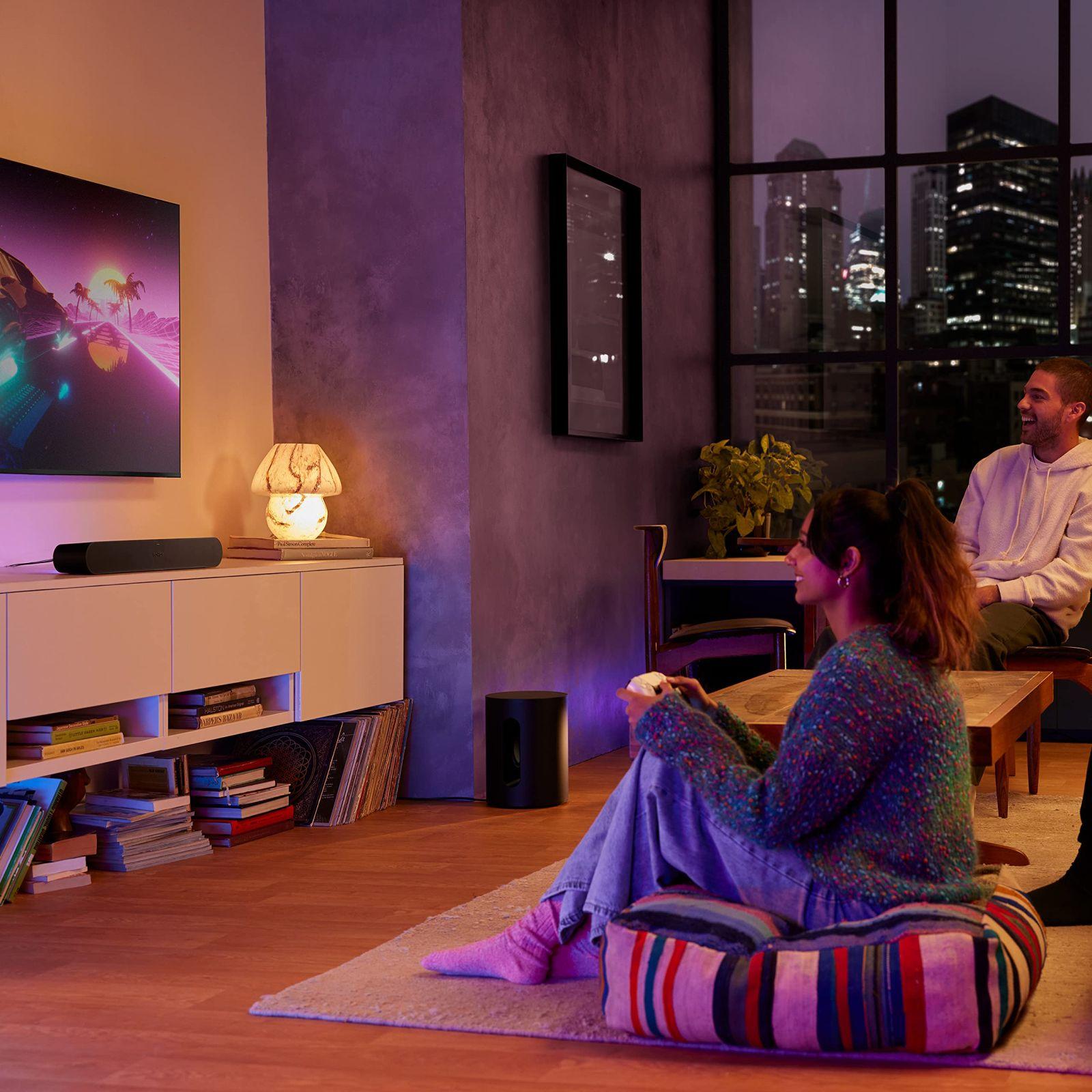Sonos Sub Mini kompaktne bassikõlar – muljetavaldav bass, tasakaalustatud heli, reguleeritav EQ, 2 Class-D võimendit, Trueplay – Must – pilt 6