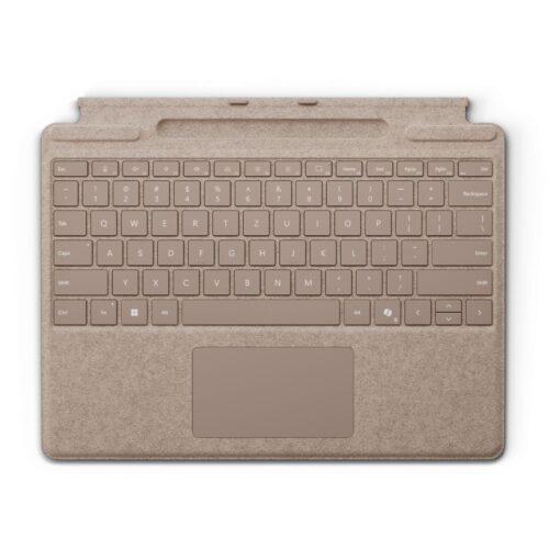 Microsoft Surface Pro klaviatuur koos pliiatsihoidjaga | Liivakarva | QWERTZ | ühildub Surface Pro Copilot+ PC (11. põlvkond)