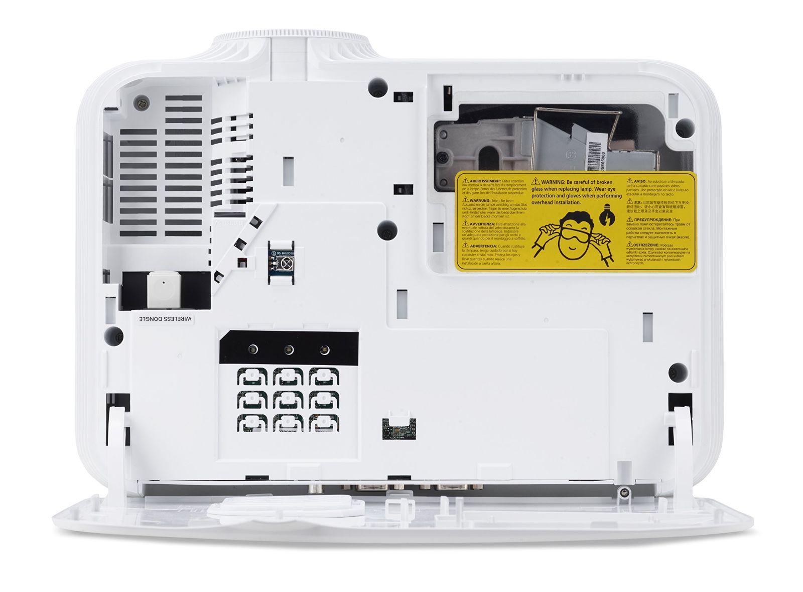 Acer P5535 DLP projektor (Full HD 1920 x 1080 pikslit, 4500 ANSI luumenit, 20 000:1 kontrastsuhe, 3D, Keystone, 16 W kõlar, HDMI (HDCP), HDMI (MHL ja HDCP)) valge, ärikasutus / haridus – pilt 7