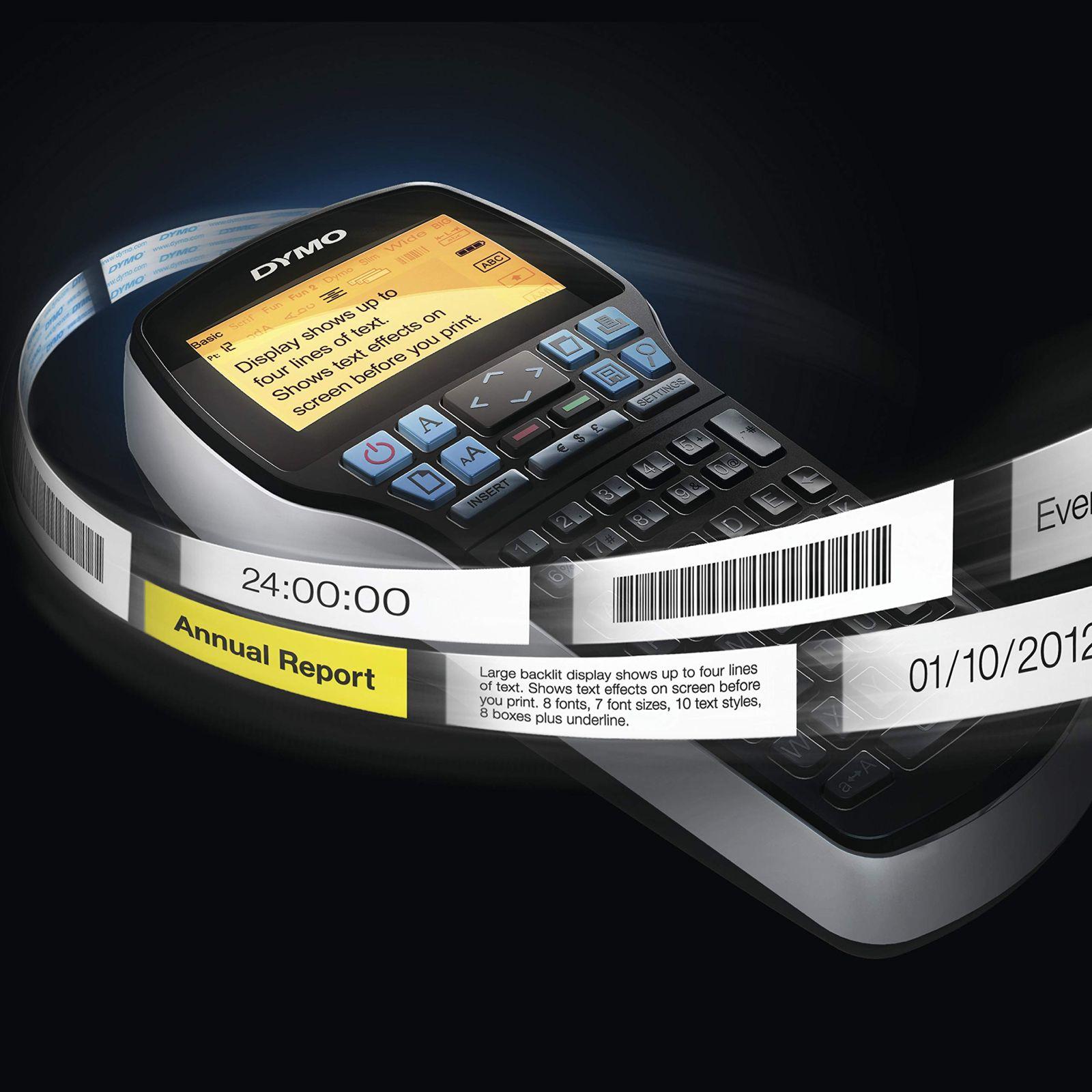 DYMO LabelManager 420P sildiprinter kohvris | Kaasaskantav etiketiprinter ABC-klaviatuuriga | Lisa D1-sildilintide rullid | D1-siltidele laiusega 6, 9, 12, 19 mm – pilt 6