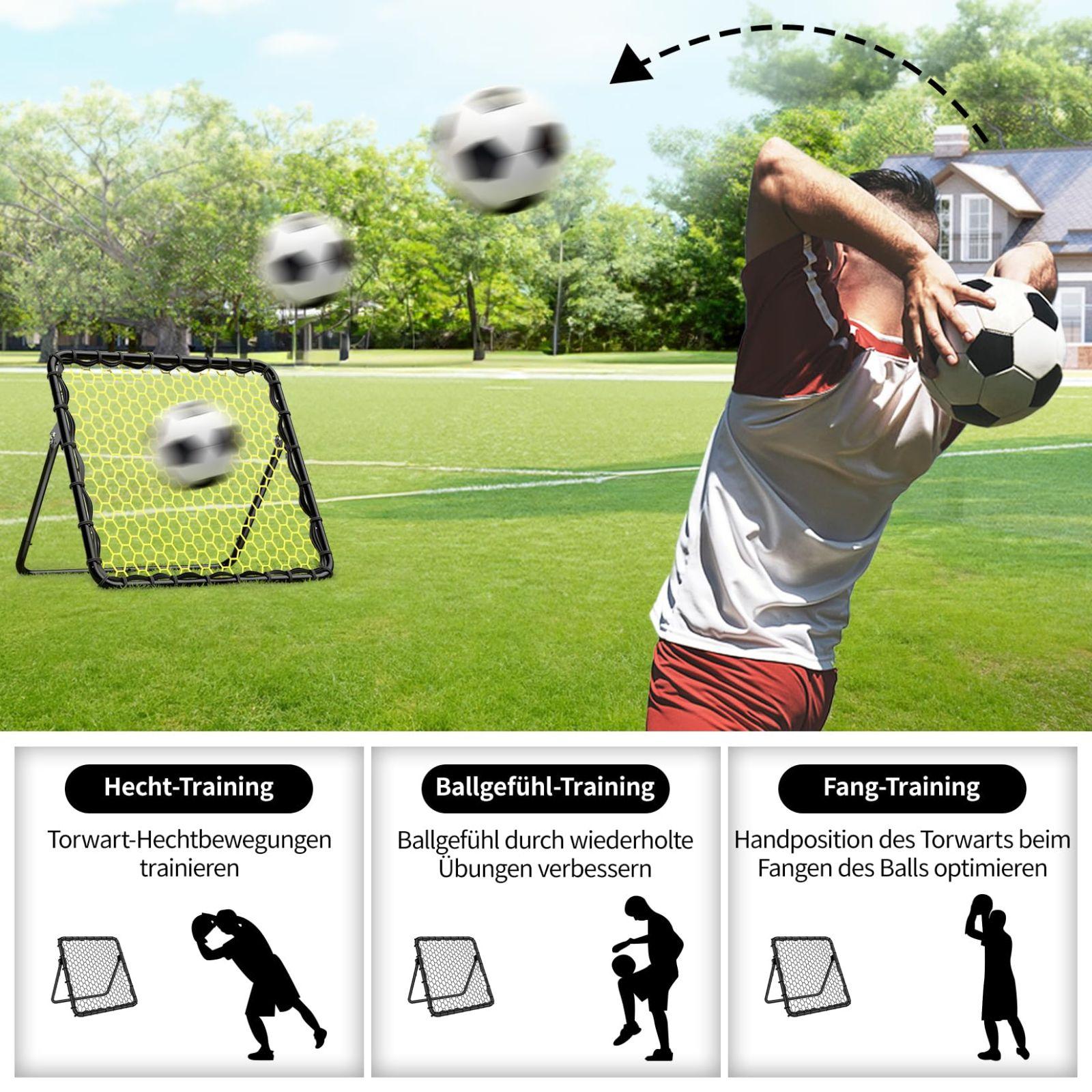 Happy Jump Rebounder-võrk, jalgpalli treeningvõrk (100CMx100CM) – pilt 7