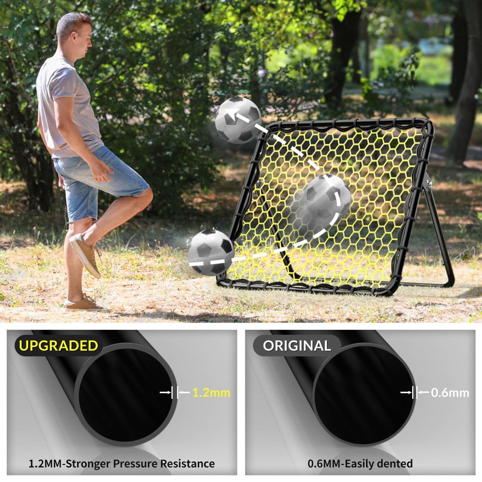 Happy Jump Rebounder-võrk, jalgpalli treeningvõrk (100CMx100CM) – kasutusnäide