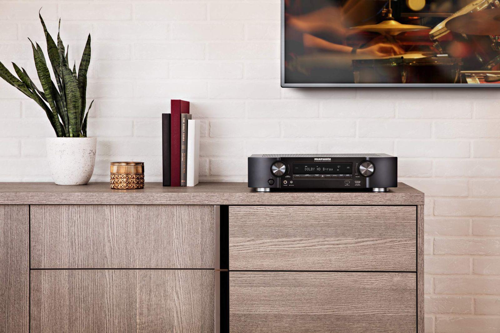 Marantz NR1510 5.2-kanaliline AV-vastuvõtja, HiFi võimendi, 50W, 4K, Dolby Audio, HEOS, 6 HDMI-sisendit, Bluetooth, WiFi – Must – pilt 7