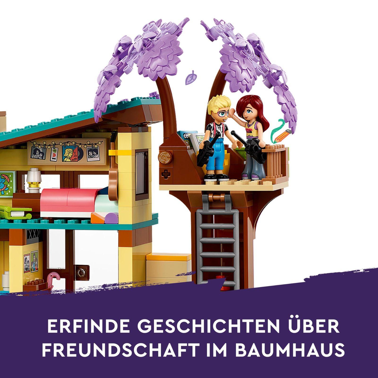 LEGO Friends Olly ja Paisley Pere Maja – Nukumaja koos figuuride ja tarvikutega, kahekorruseline mängumaja ja puumaja, loominguline kink lastele alates 7. eluaastast (42620) – pilt 8